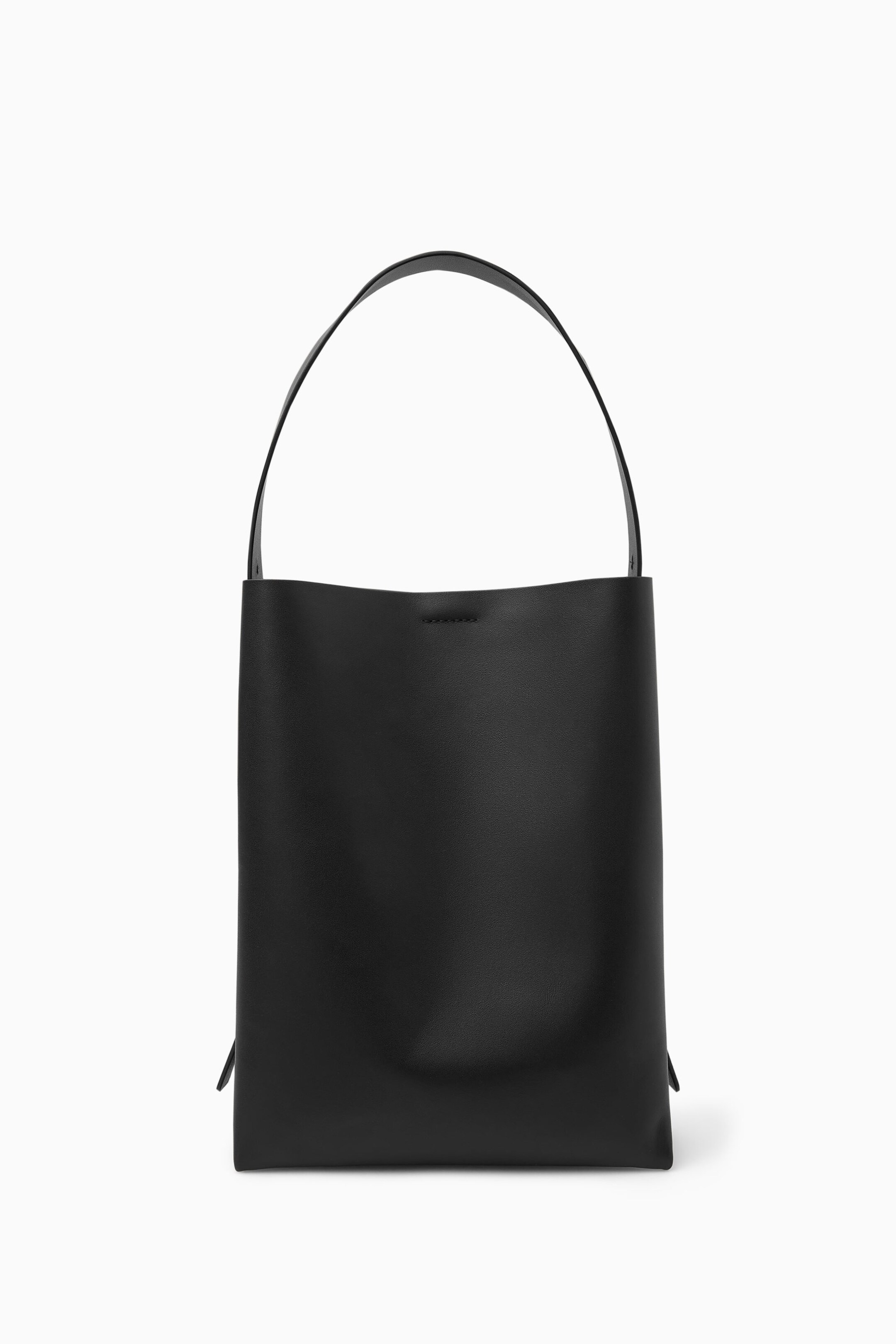 COS high quality Tasche Shopper Leder groß schwarz