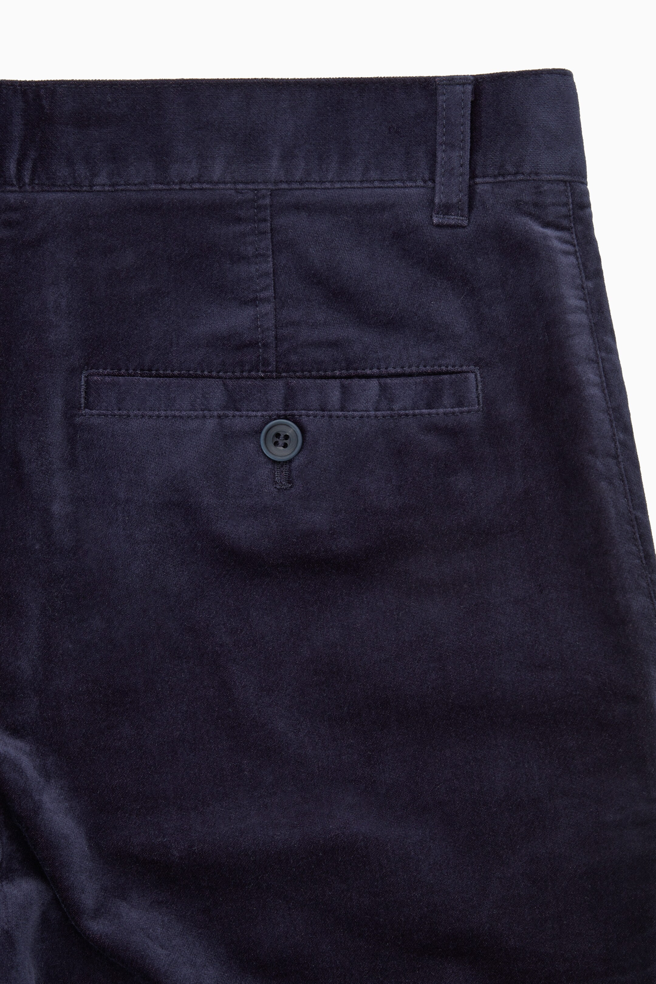 REGULAR COTTON-MOLESKIN STRAIGHT-LEG TROUSERS