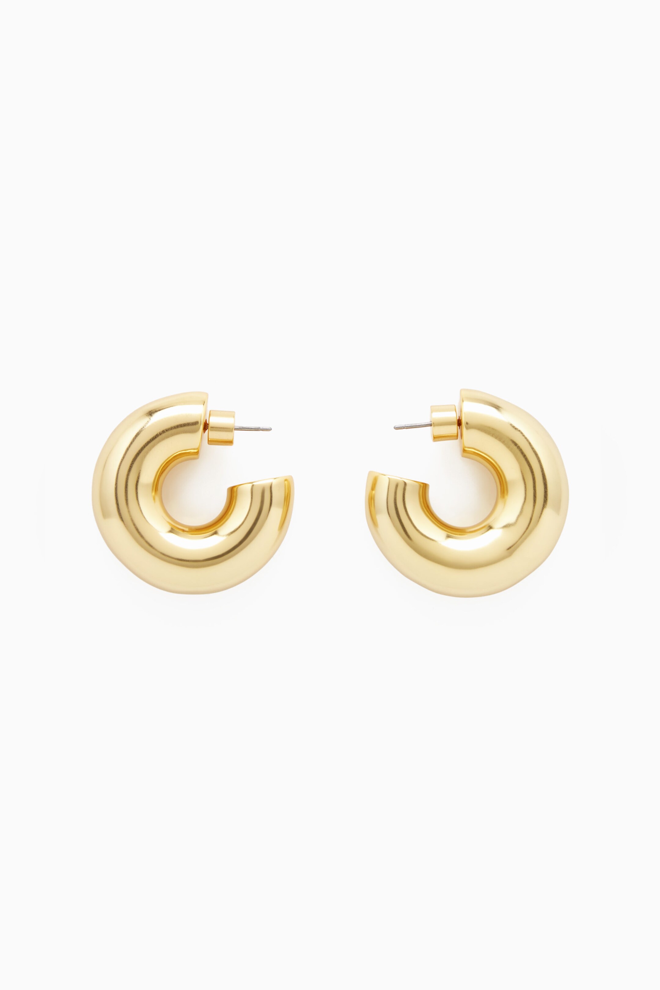 LARGE CHUNKY HOOP EARRINGS