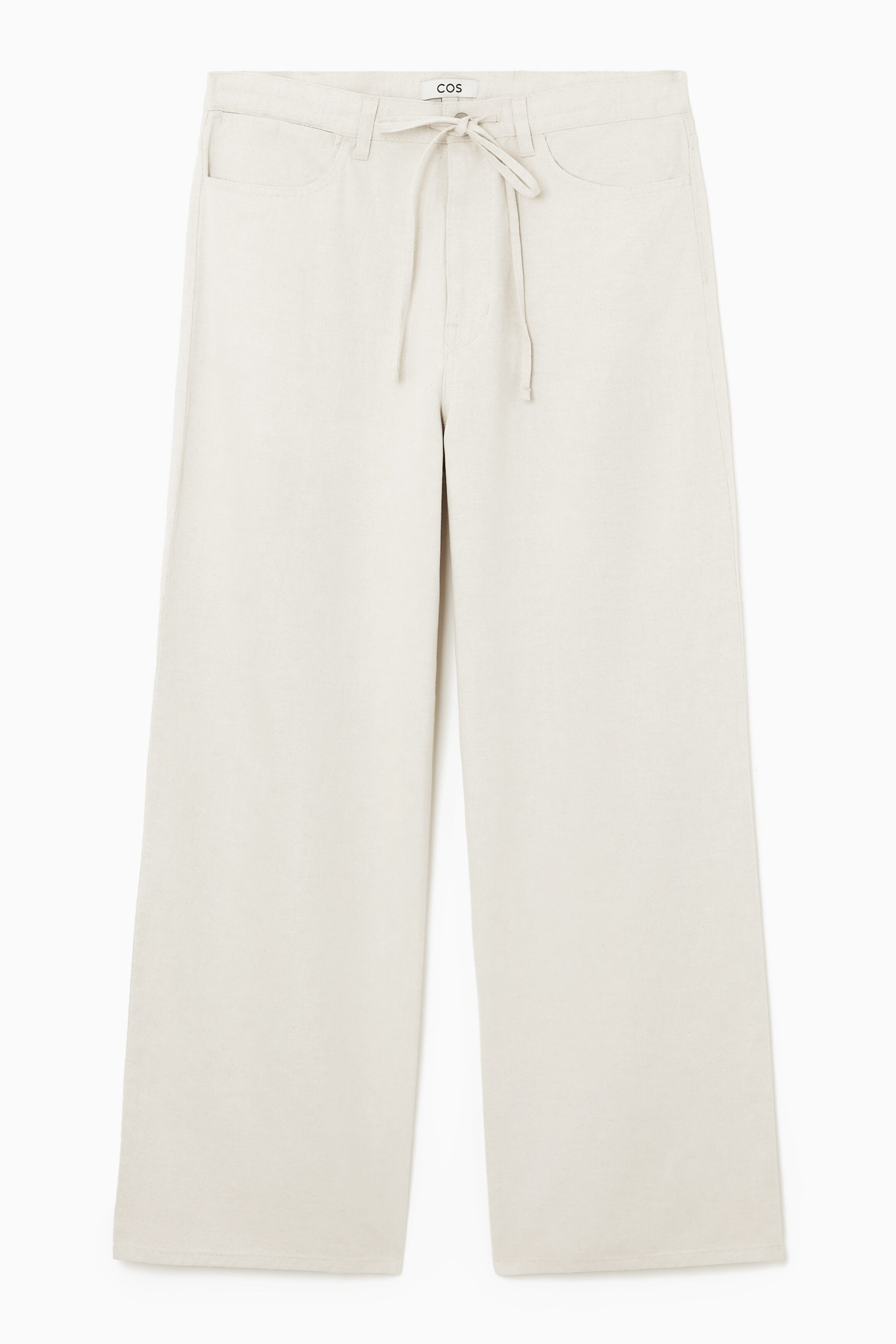 WIDE-LEG DRAWSTRING TROUSERS