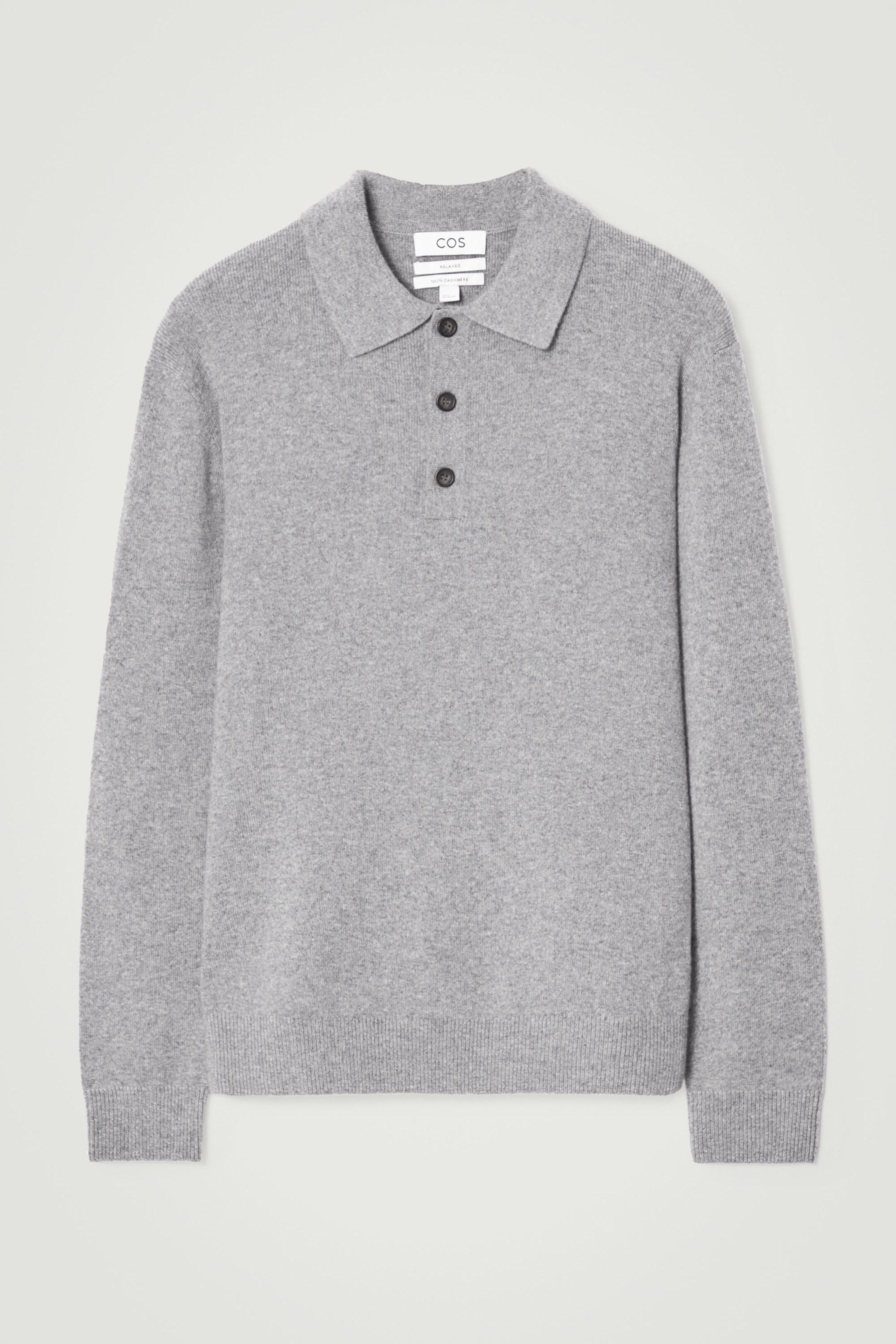 PURE CASHMERE POLO SHIRT