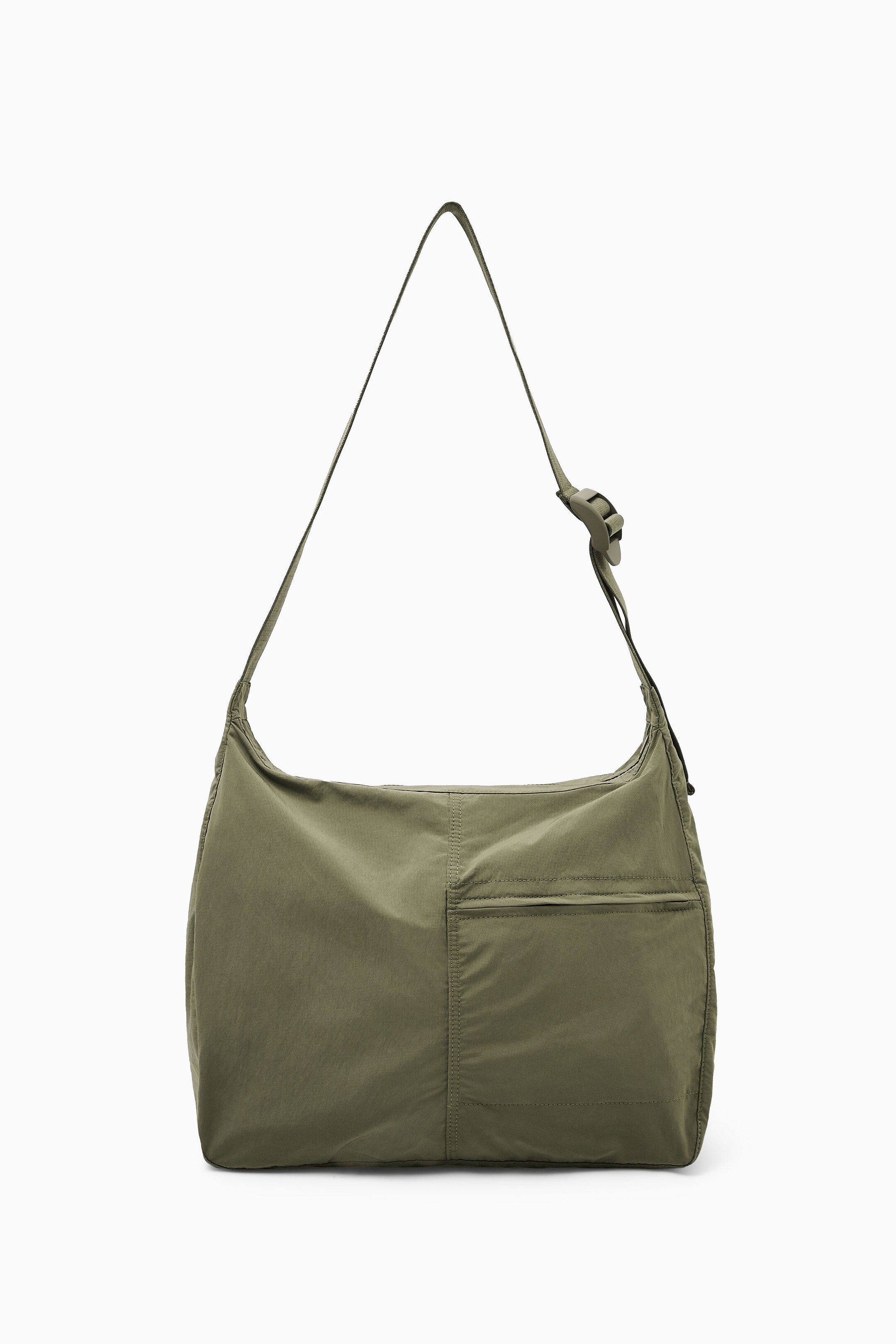 SLOUCHY NYLON MESSENGER BAG