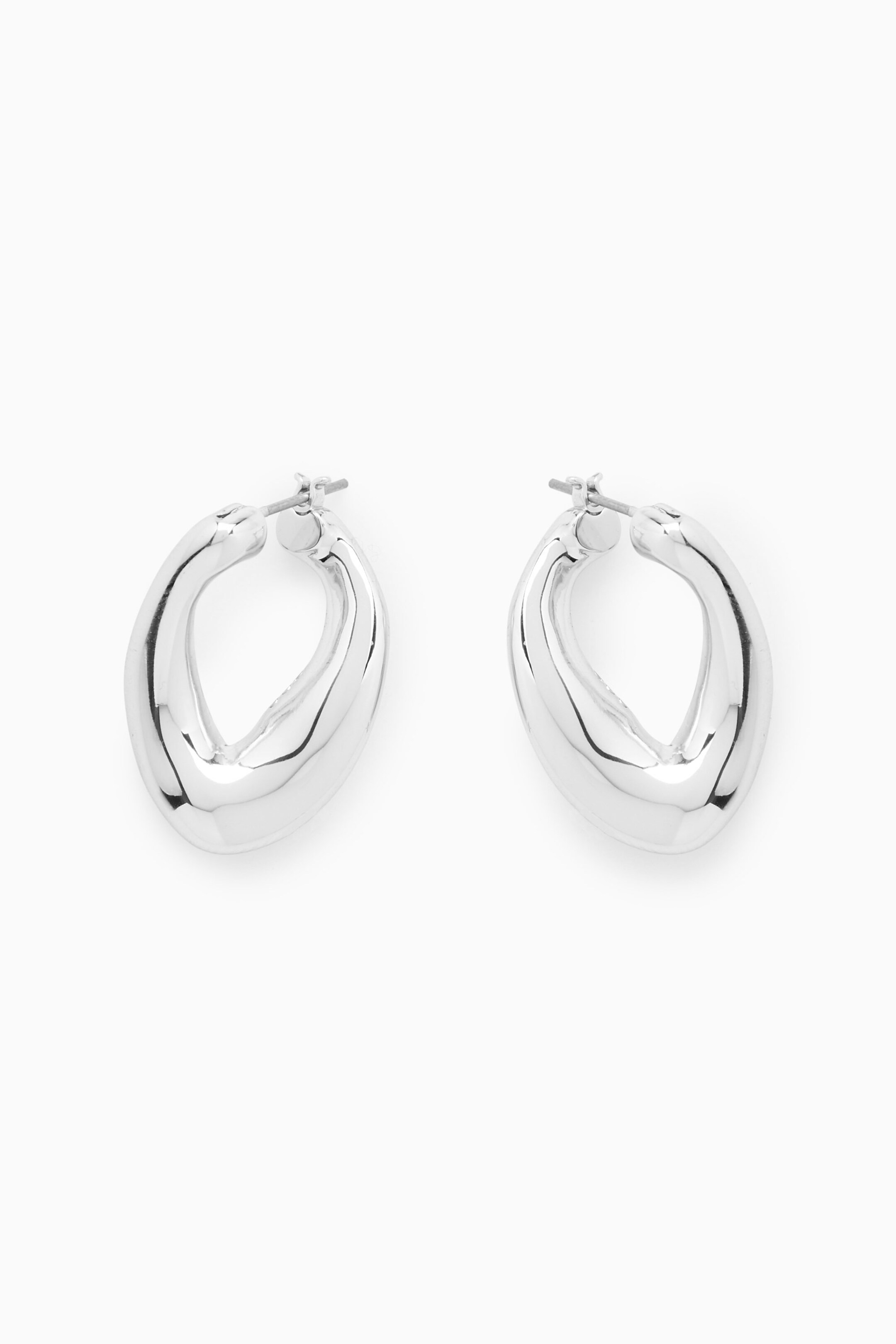 TWISTED HOOP EARRINGS