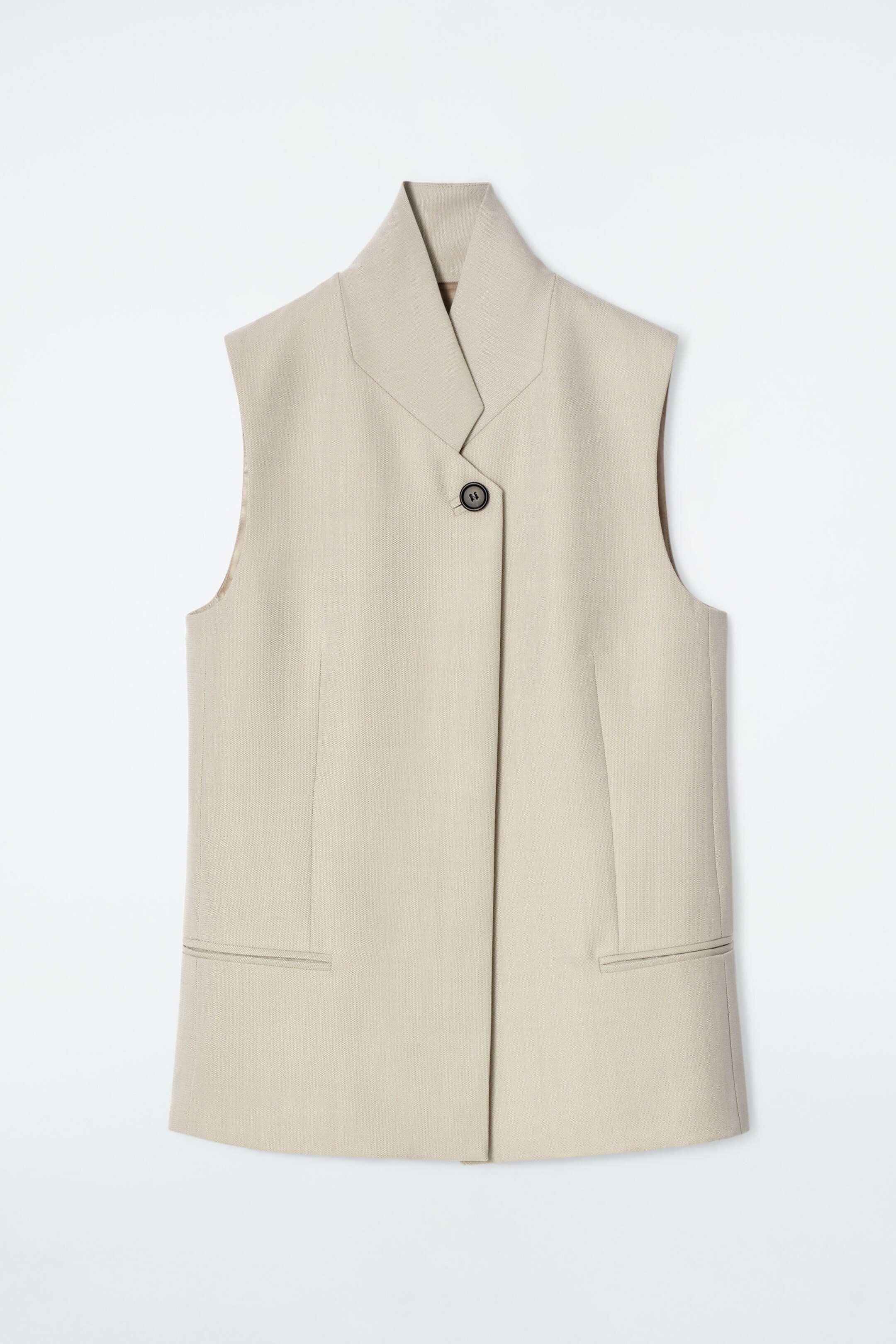 LONGLINE WOOL WAISTCOAT