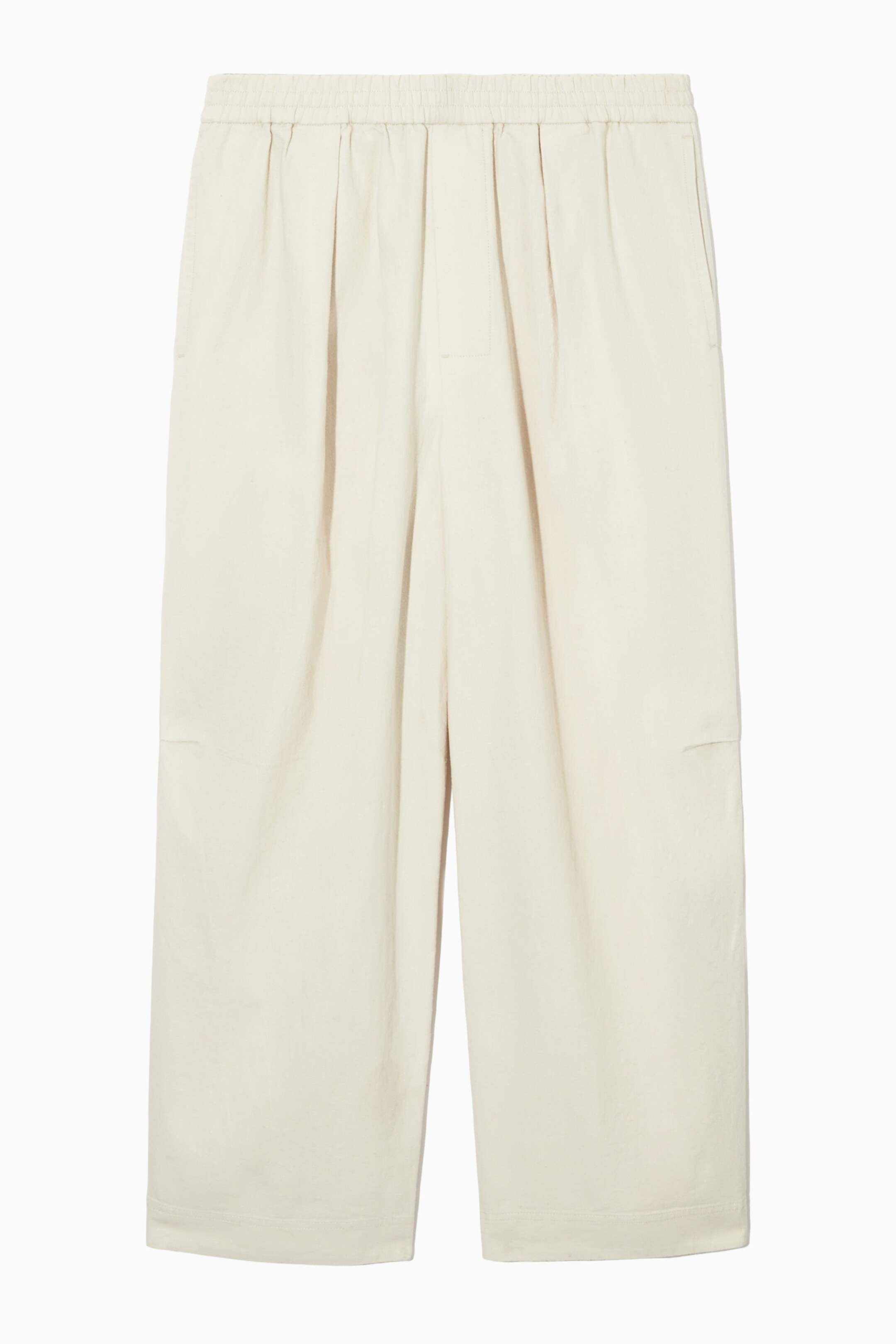 WIDE-LEG DRAWSTRING TROUSERS