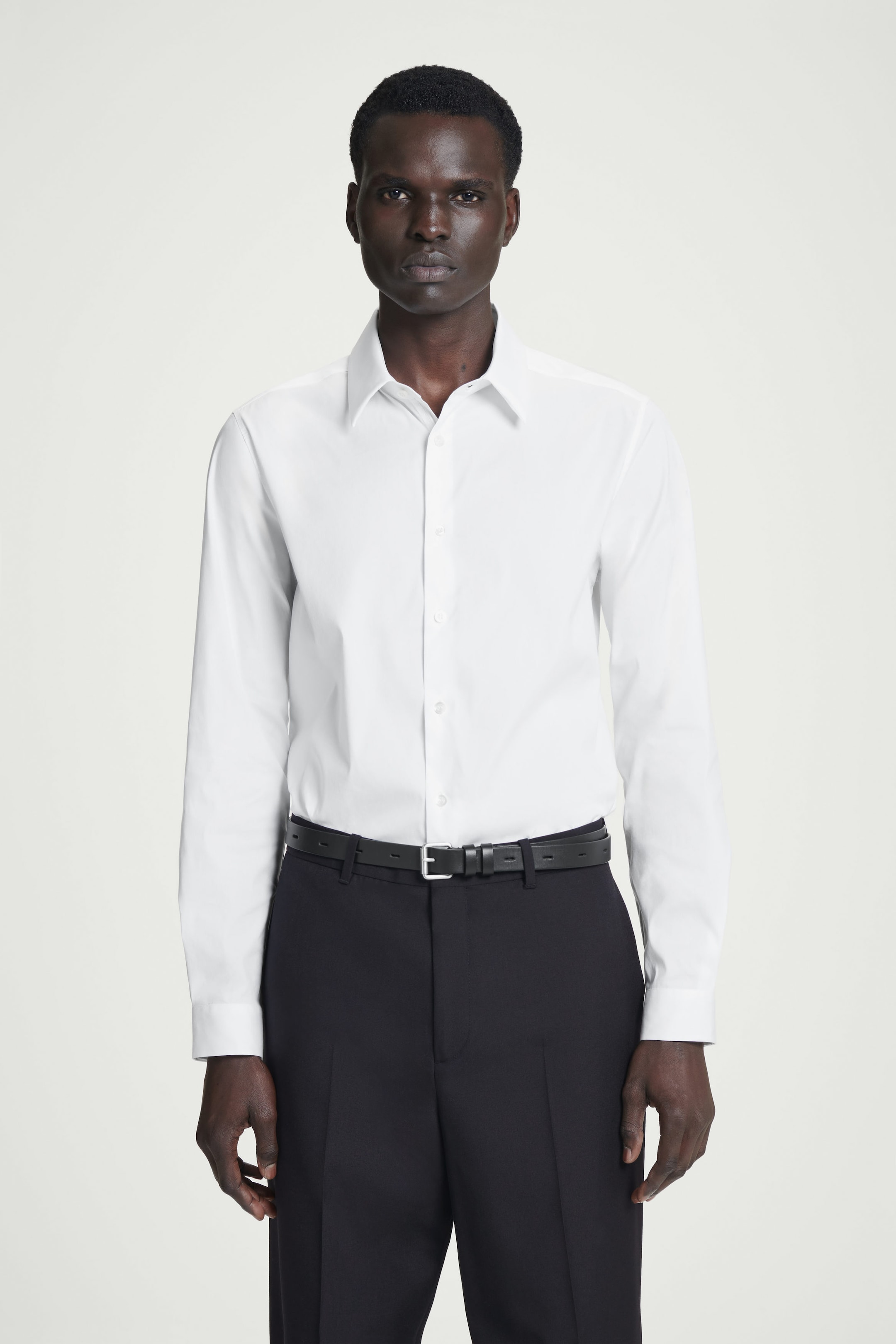 CHEMISE HABILLÉE SLIM EN POPELINE