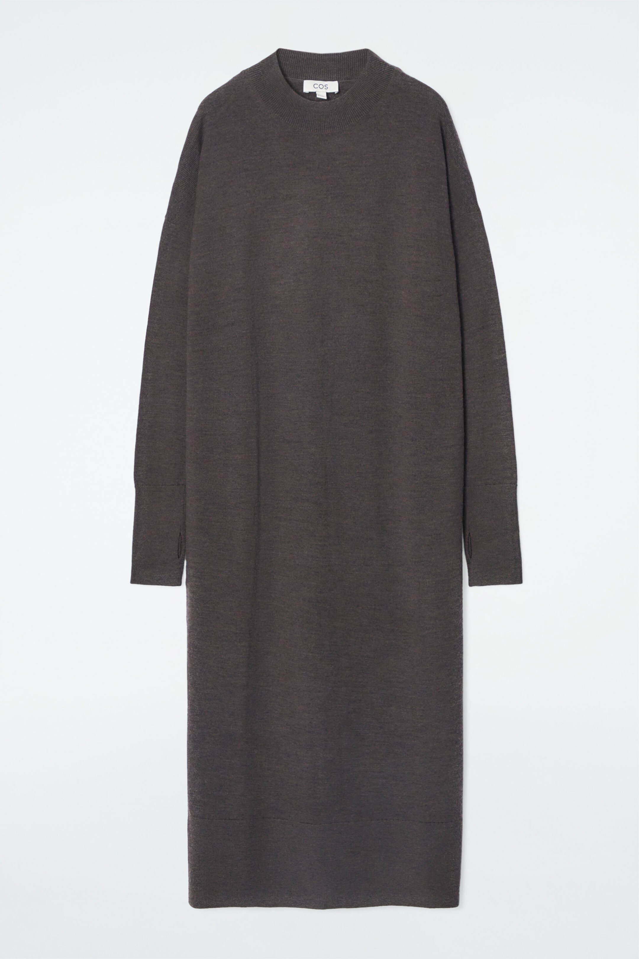 MERINO WOOL MIDI DRESS