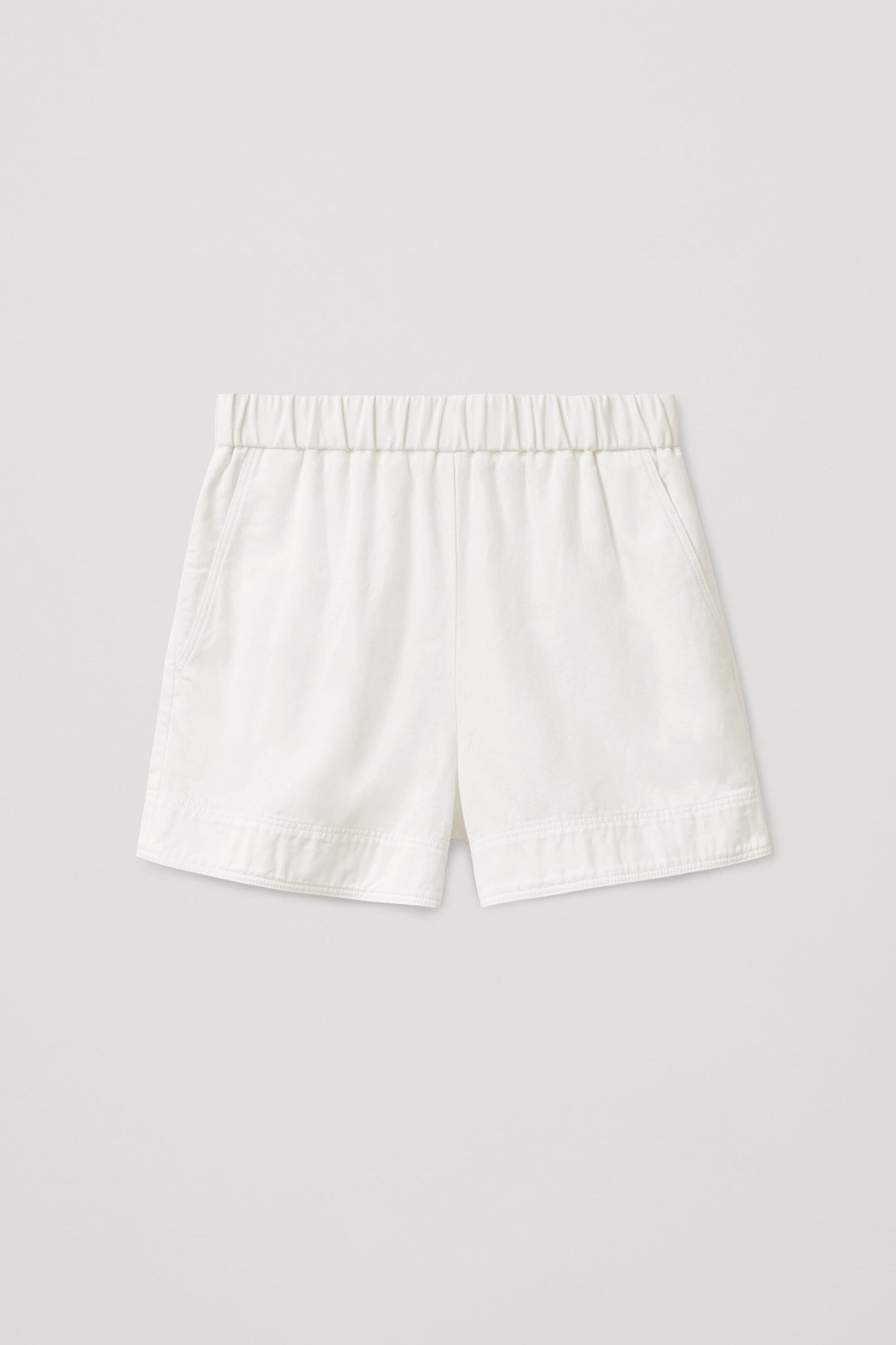 ELASTICATED TWILL SHORTS