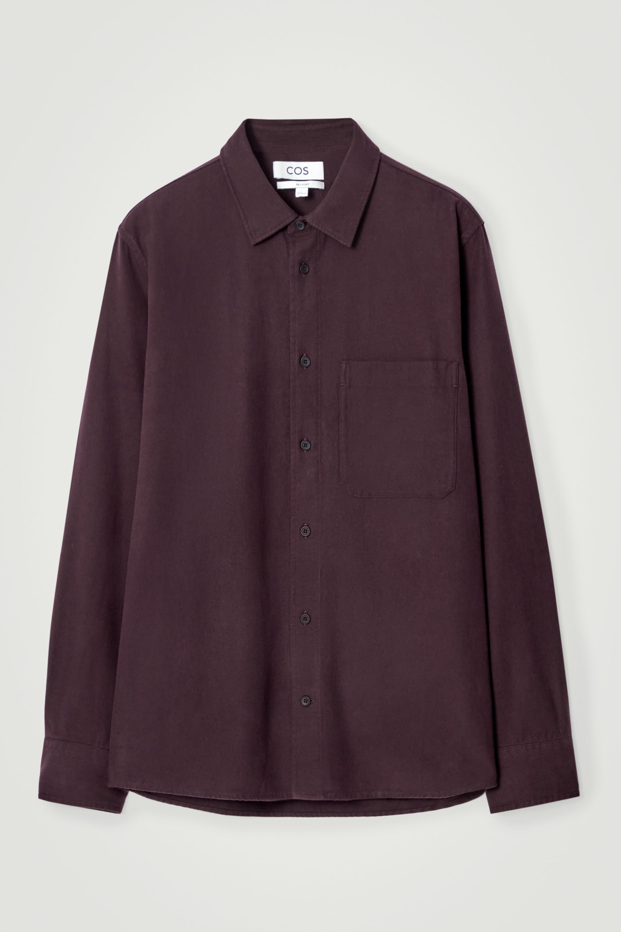 RELAXED BRUSHED COTTON-BLEND SHIRT