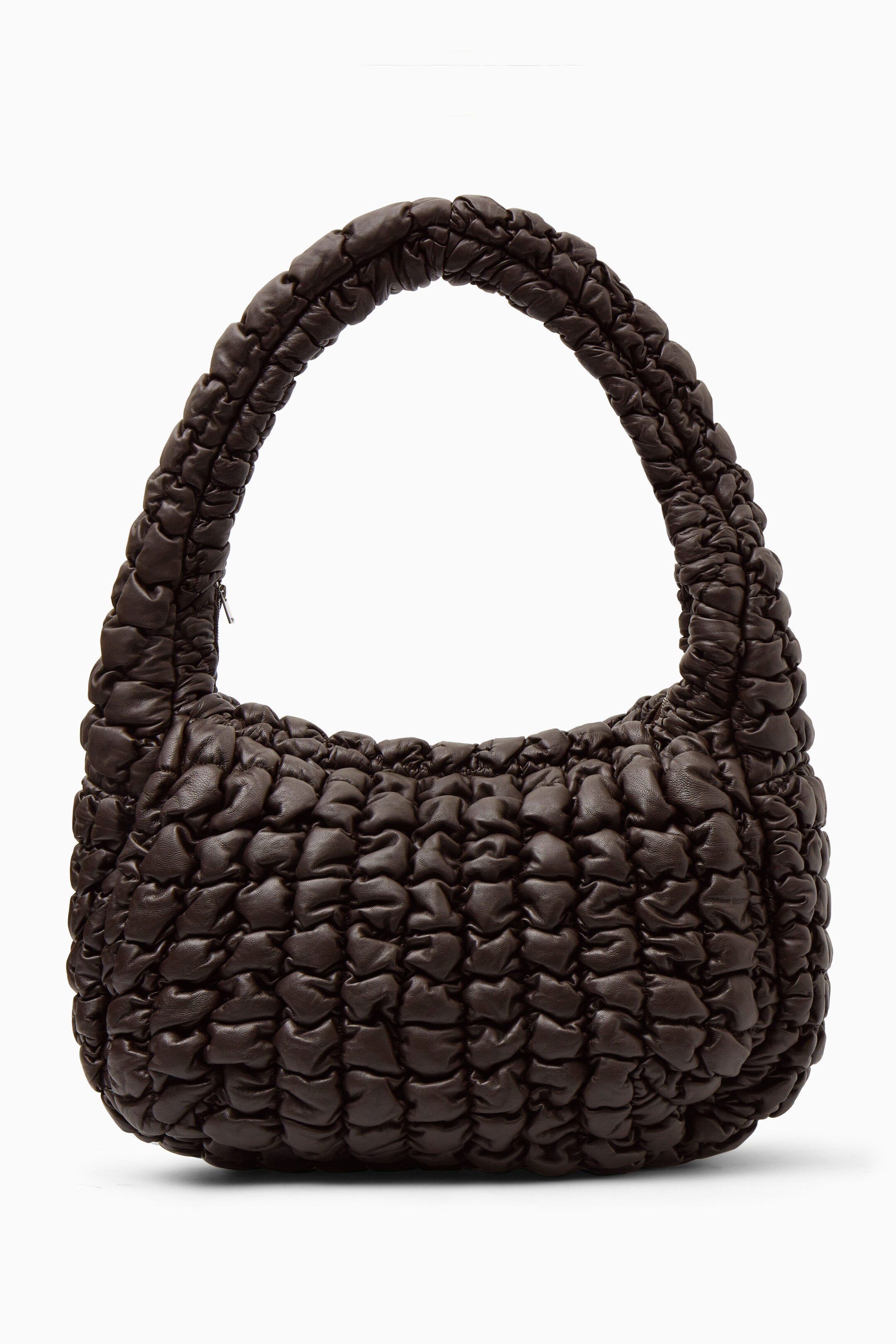 SAC BANDOULIÈRE OVERSIZE MATELASSÉ - CUIR