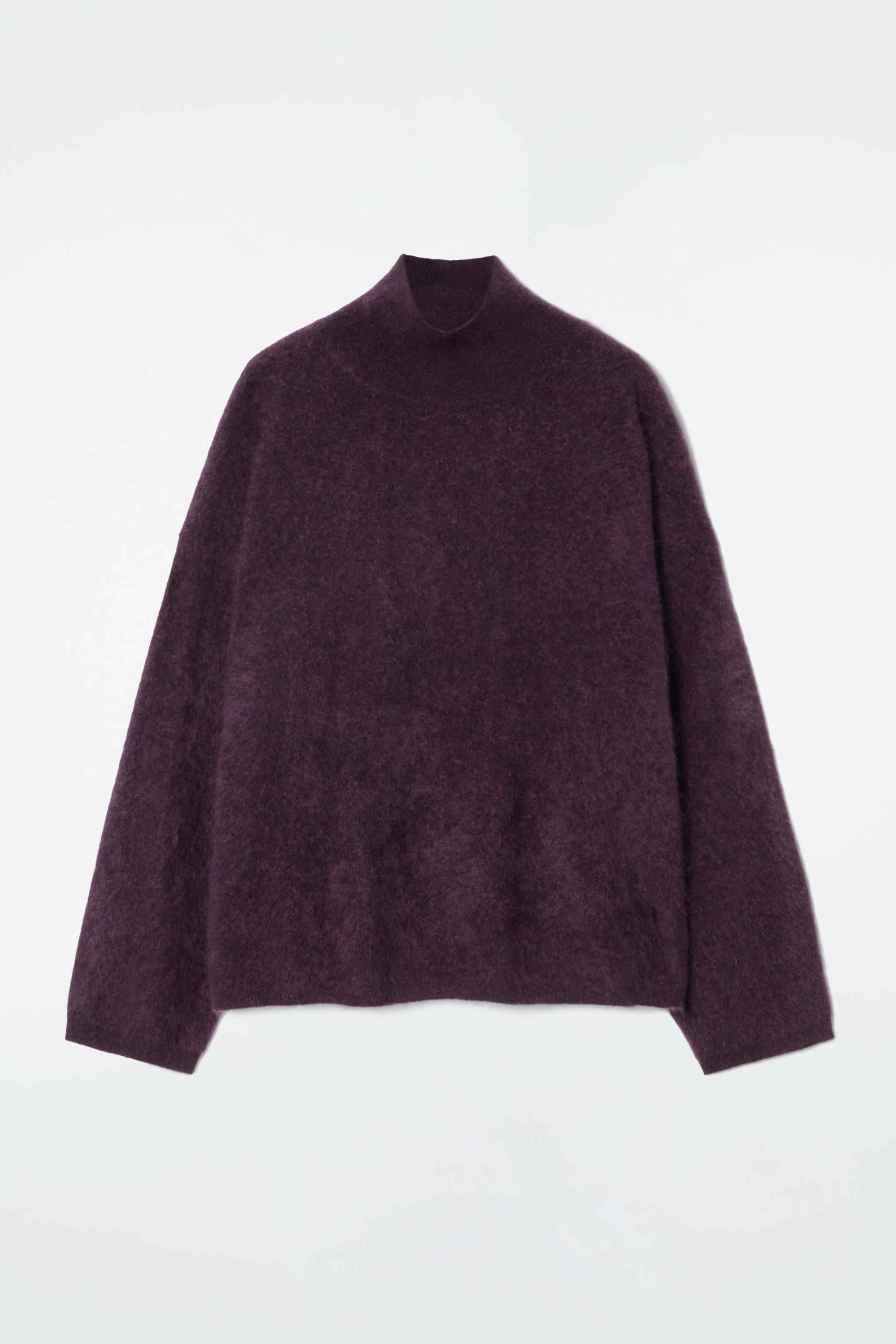 BRUSHED-CASHMERE TURTLENECK JUMPER