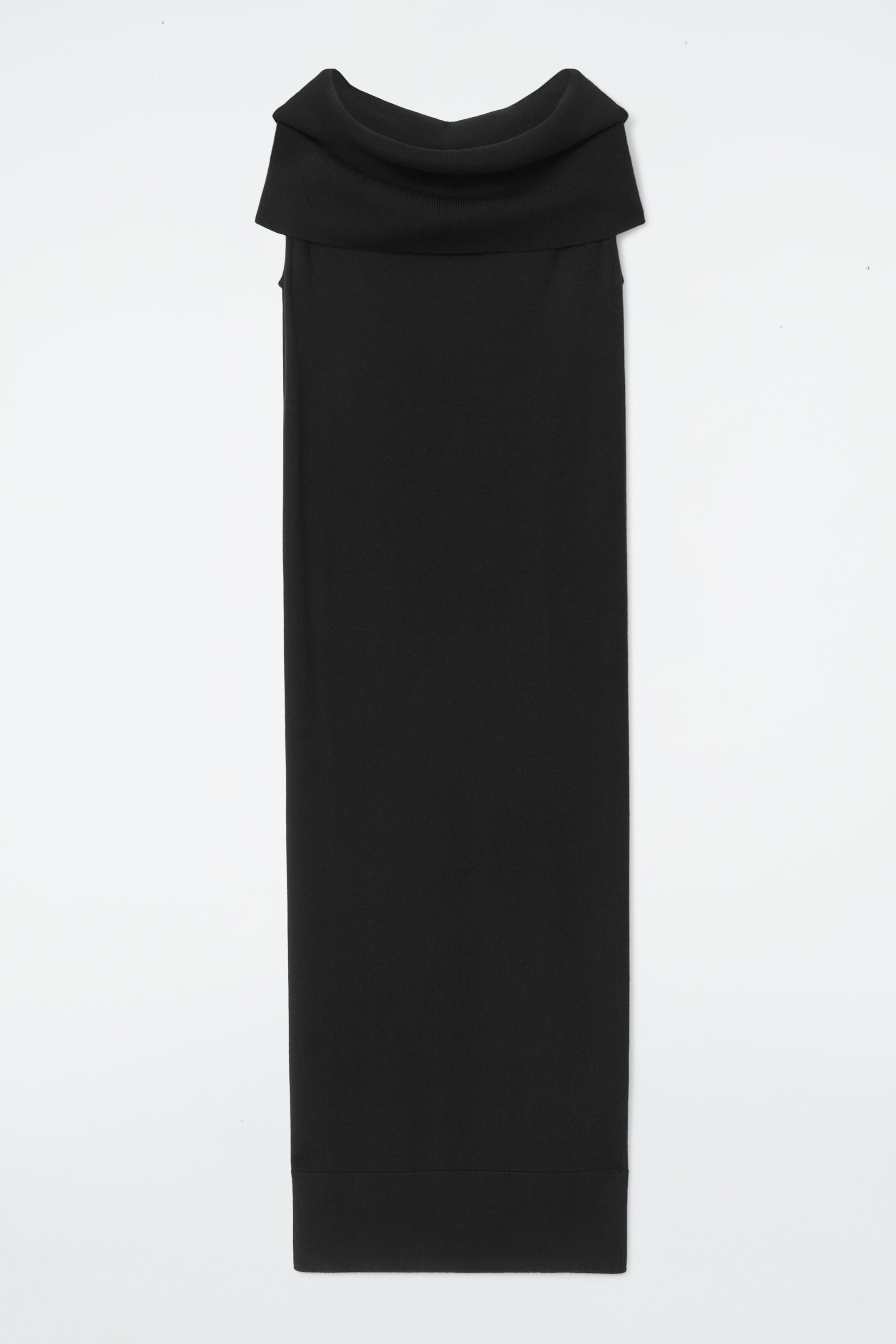 MERINO WOOL BARDOT DRESS