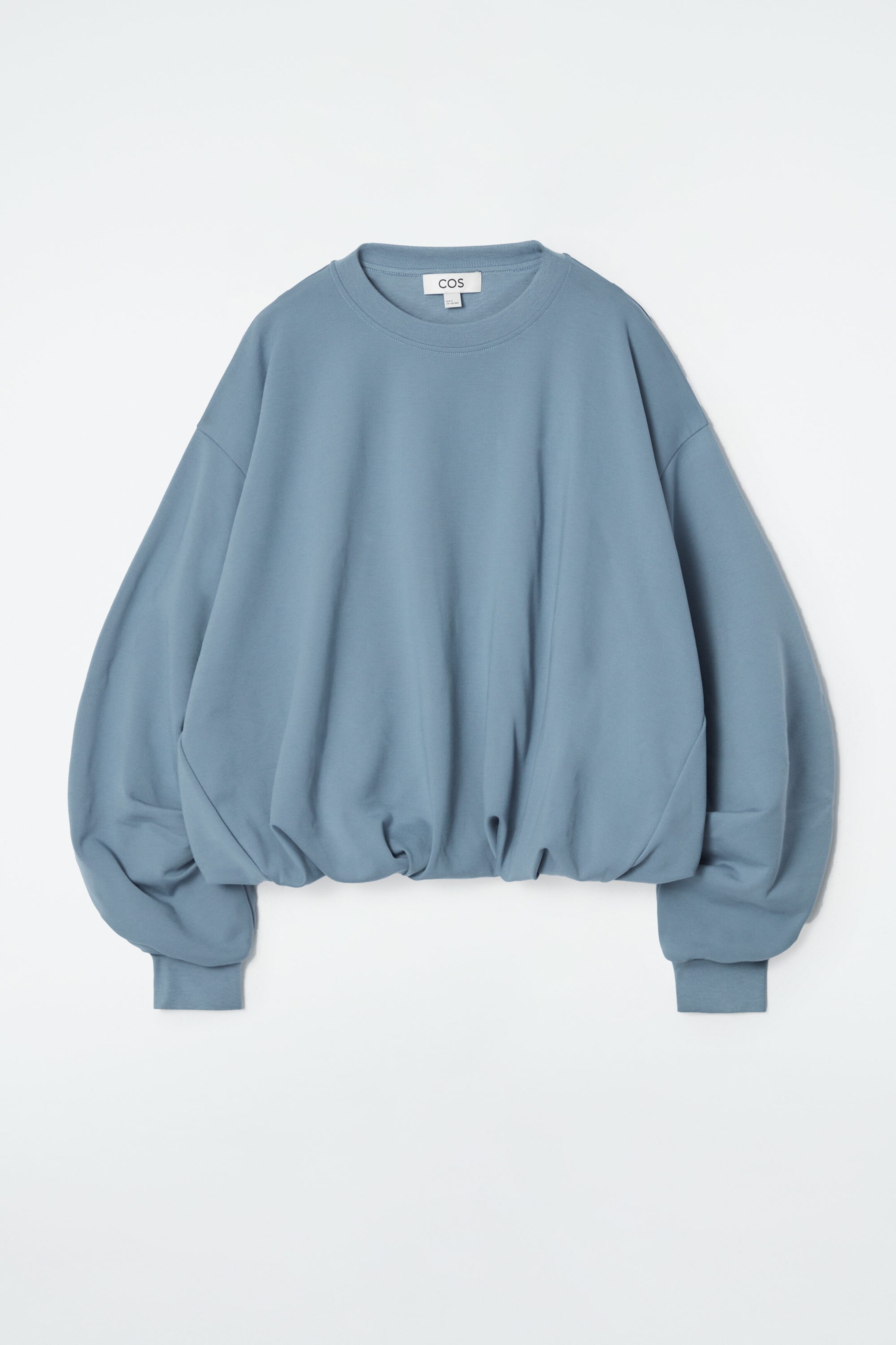 BUBBLE-HEM SWEATSHIRT