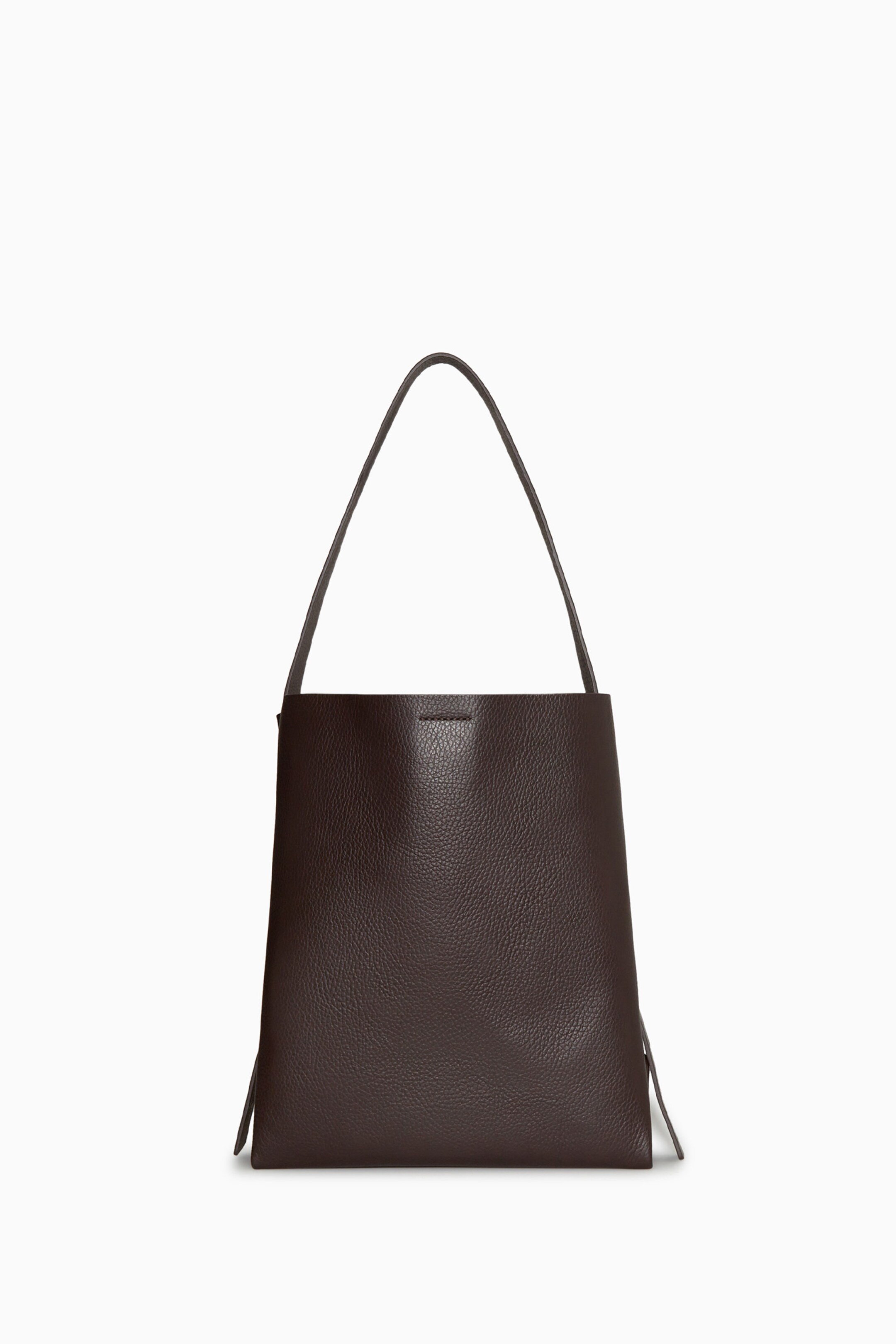 MEDIUM SHOPPER - GRAINED LEATHER