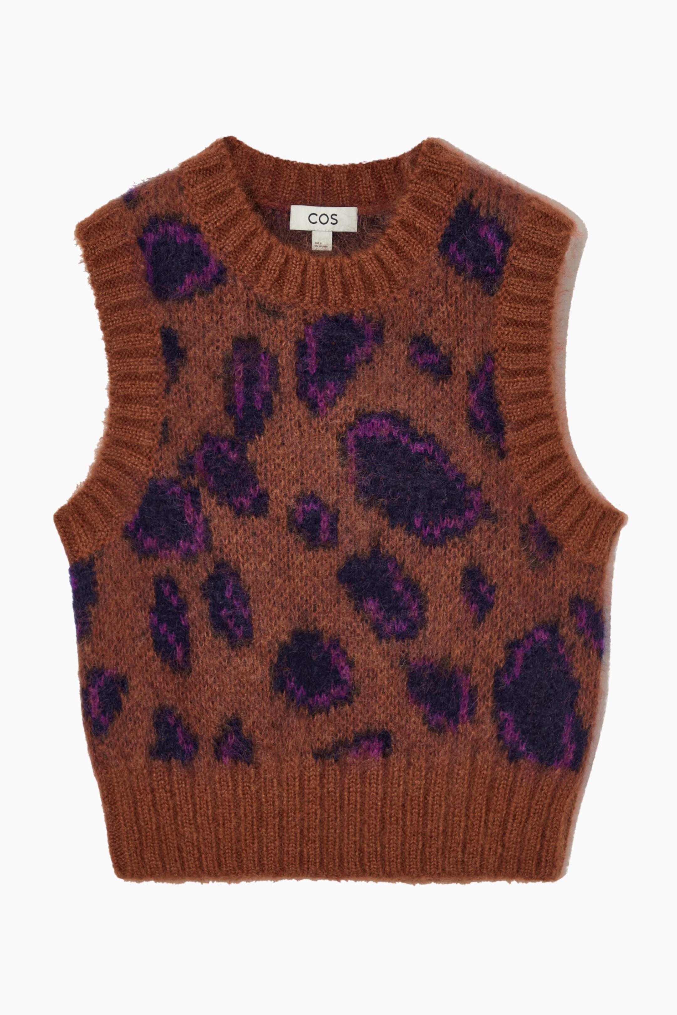 JACQUARD MOHAIR VEST