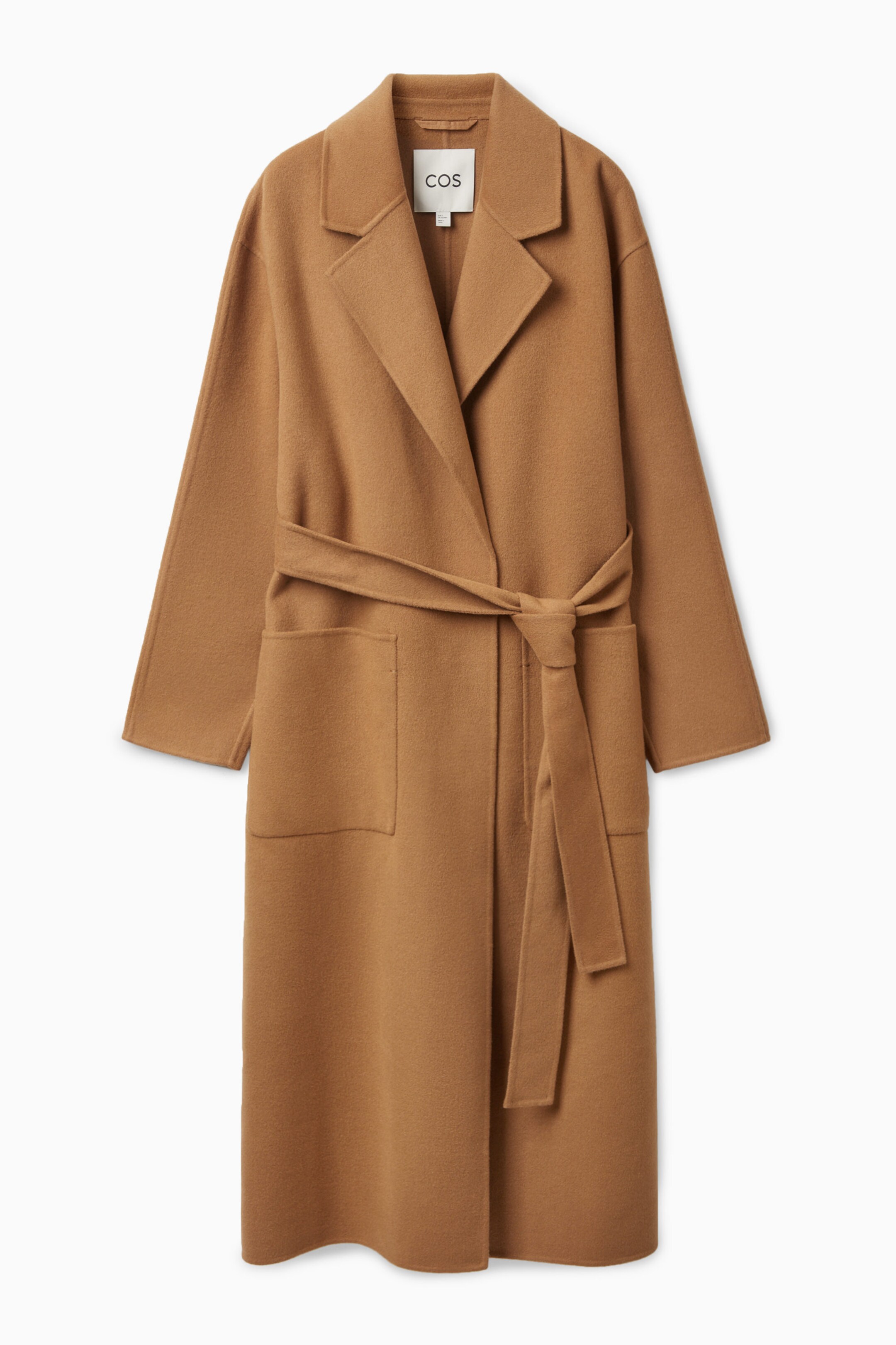 [New] COS Wool Belted Wrap Coat outlet