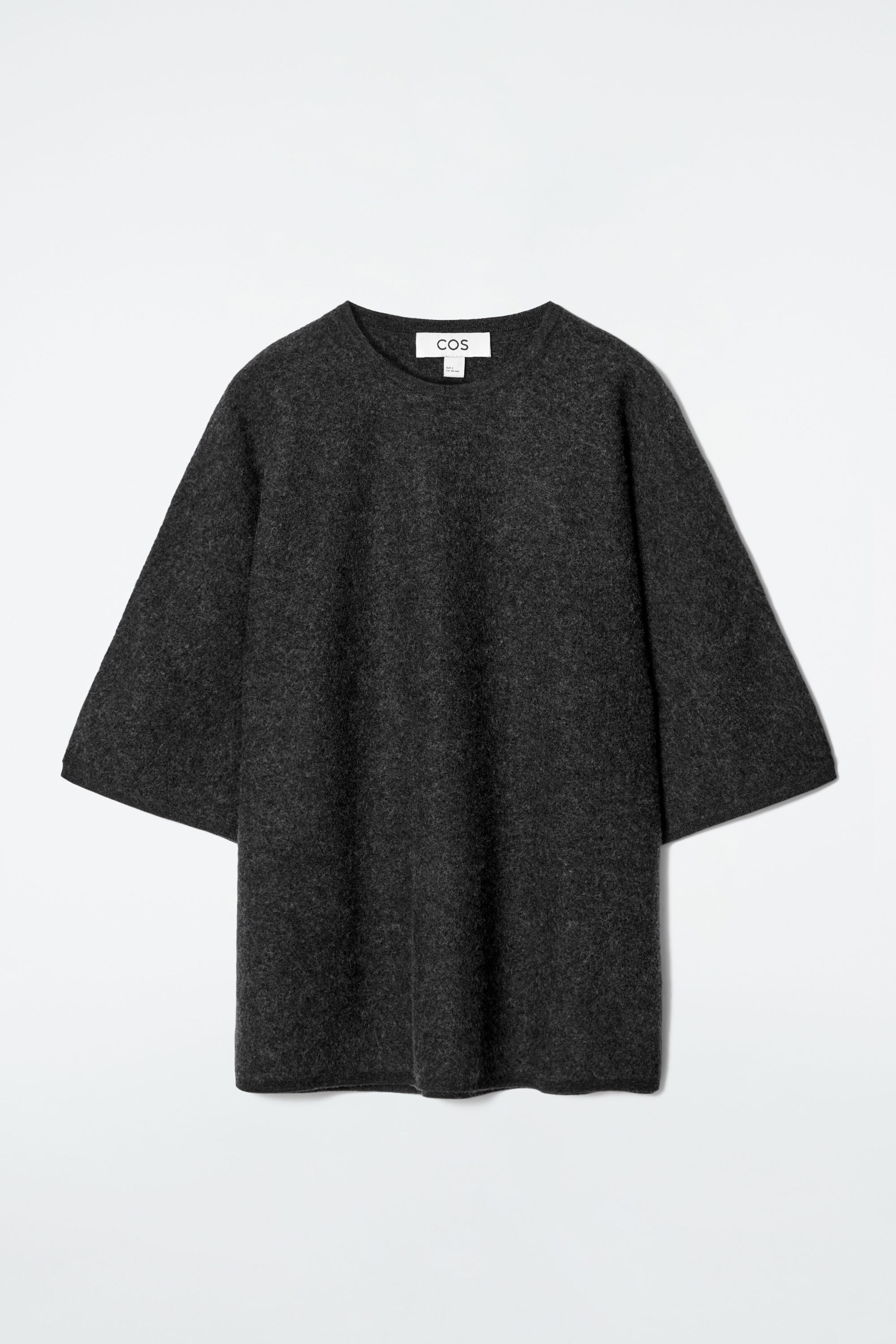 OVERSIZED BOILED MERINO WOOL T-SHIRT