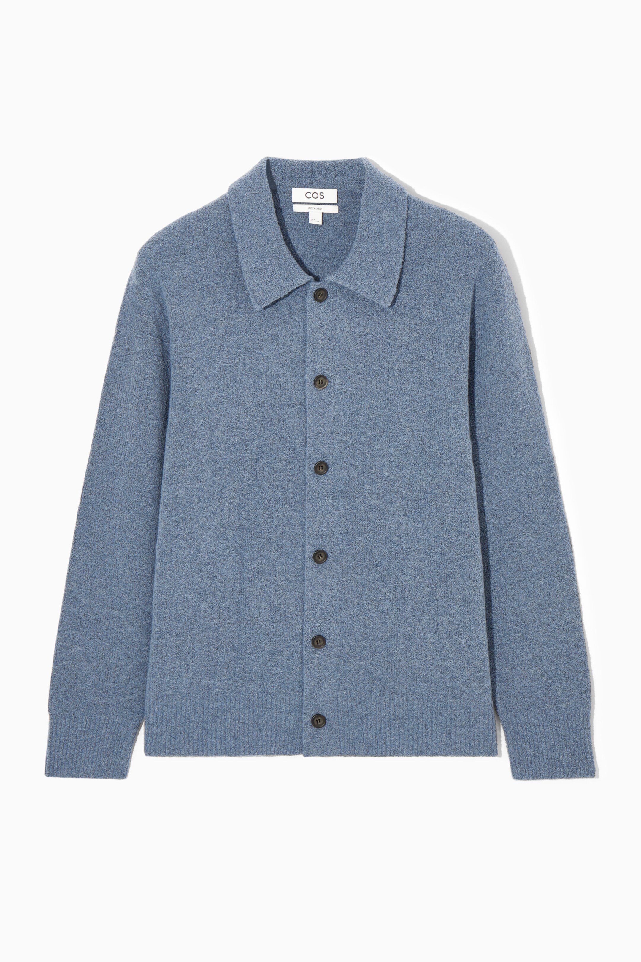 COS sold blue cardigan 100% wool