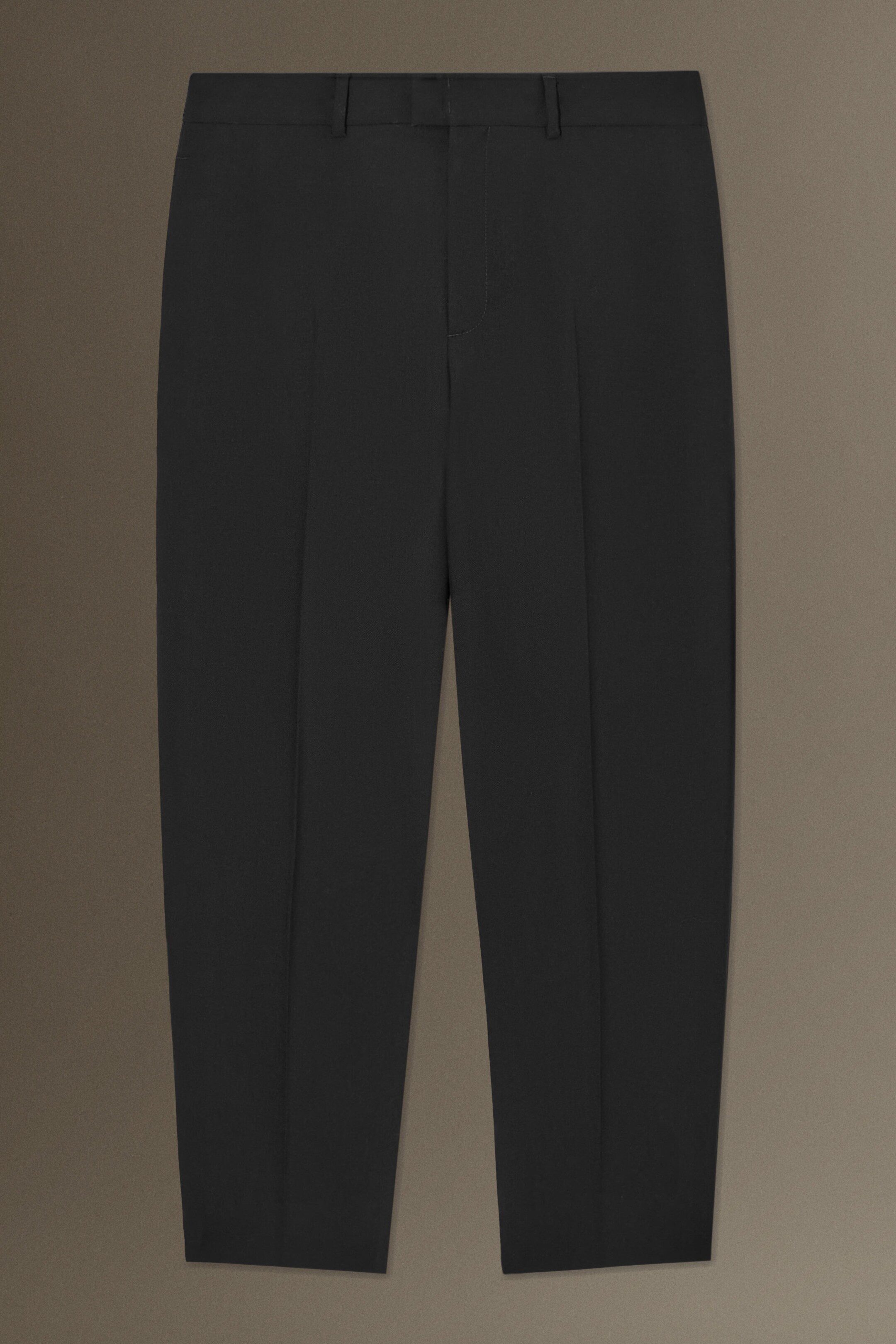 PANTALON AJUSTÉ LAINE NATTÉE - DROIT