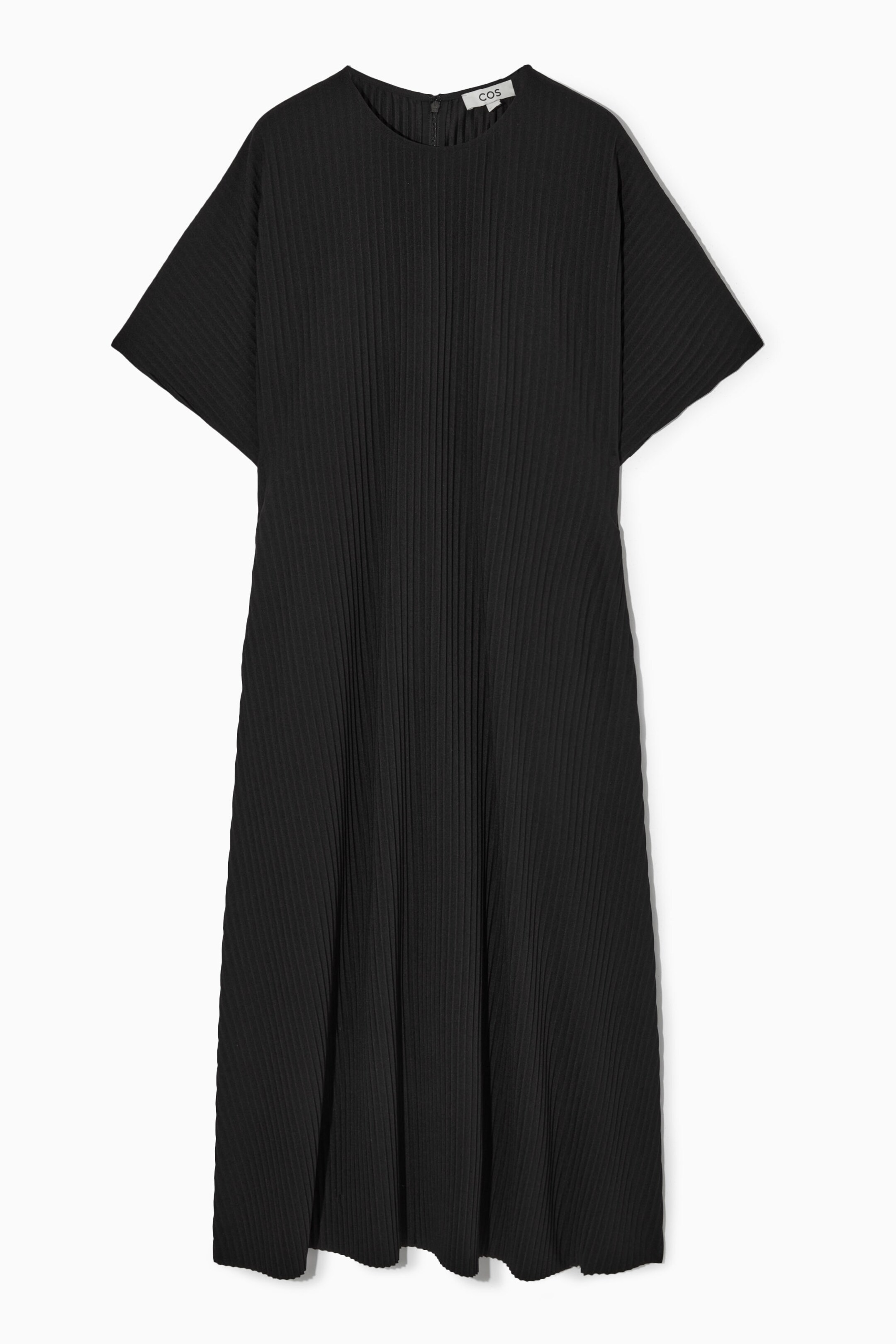 COS Black Pleated Dress online NWT