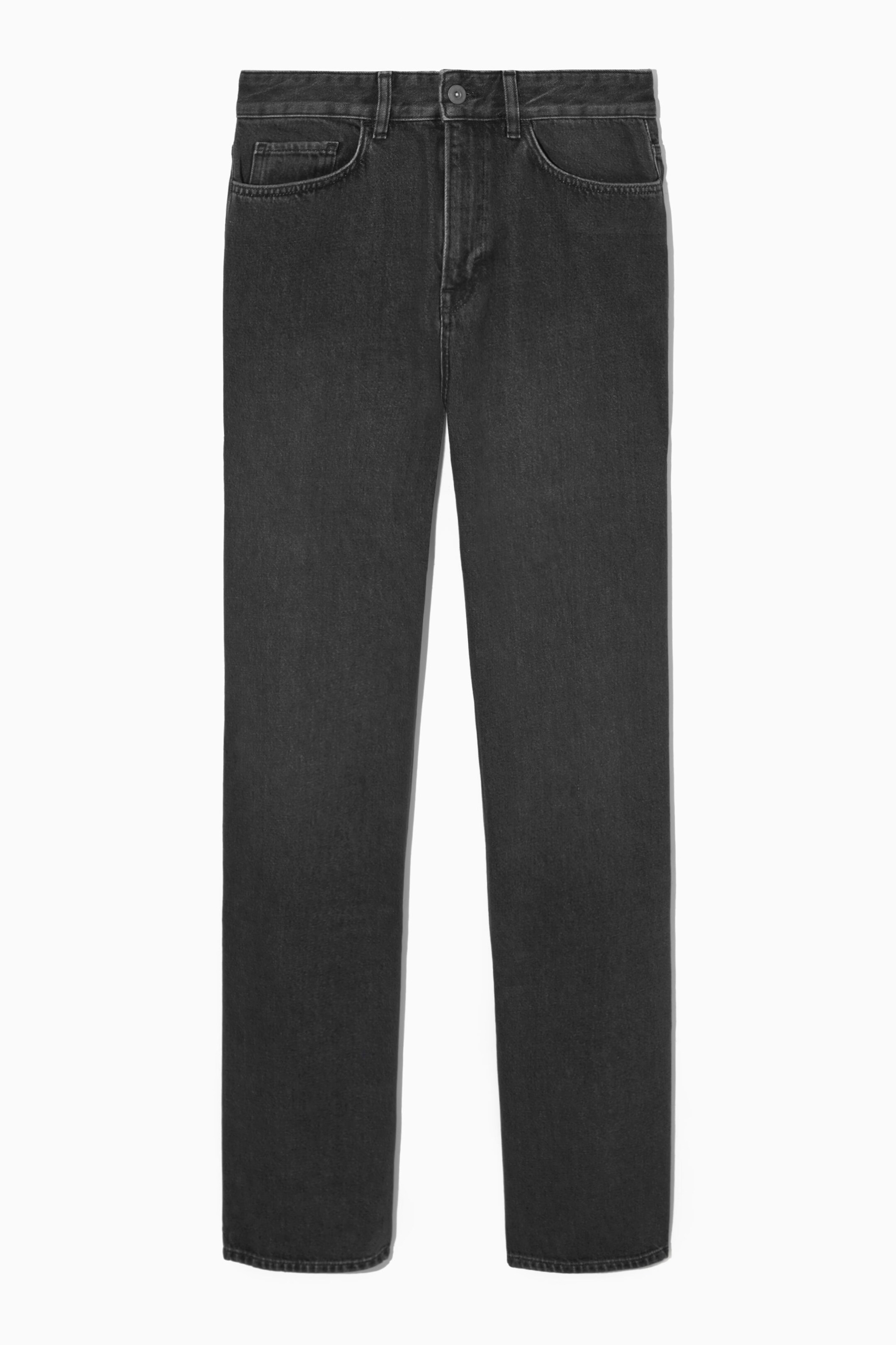 Outlet Fay Italian 32x24 Black Straight Leg Crop Jeans Mid Rise Cotton Stretch