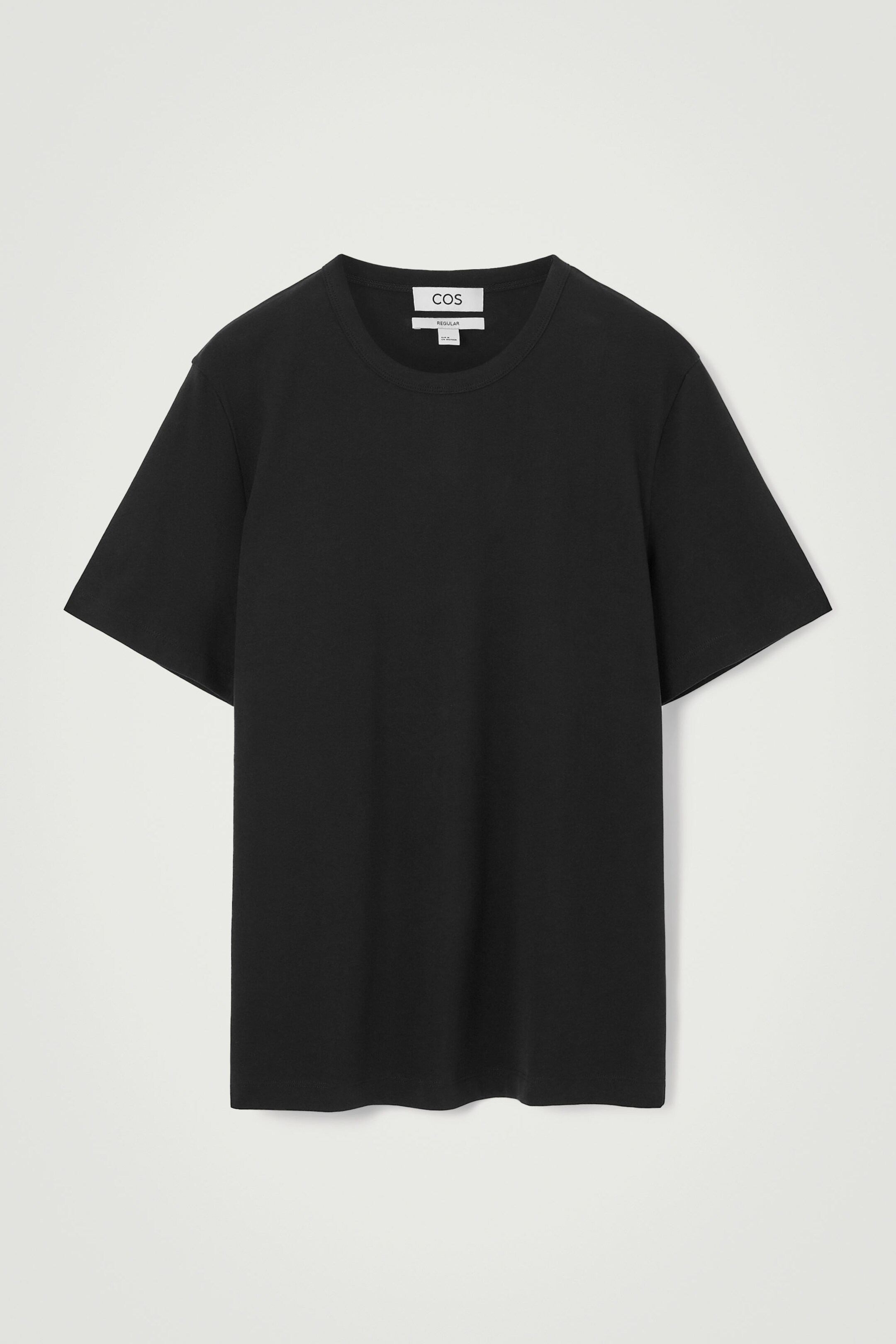 REGULAR LIGHTWEIGHT BRUSHED-COTTON T-SHIRT