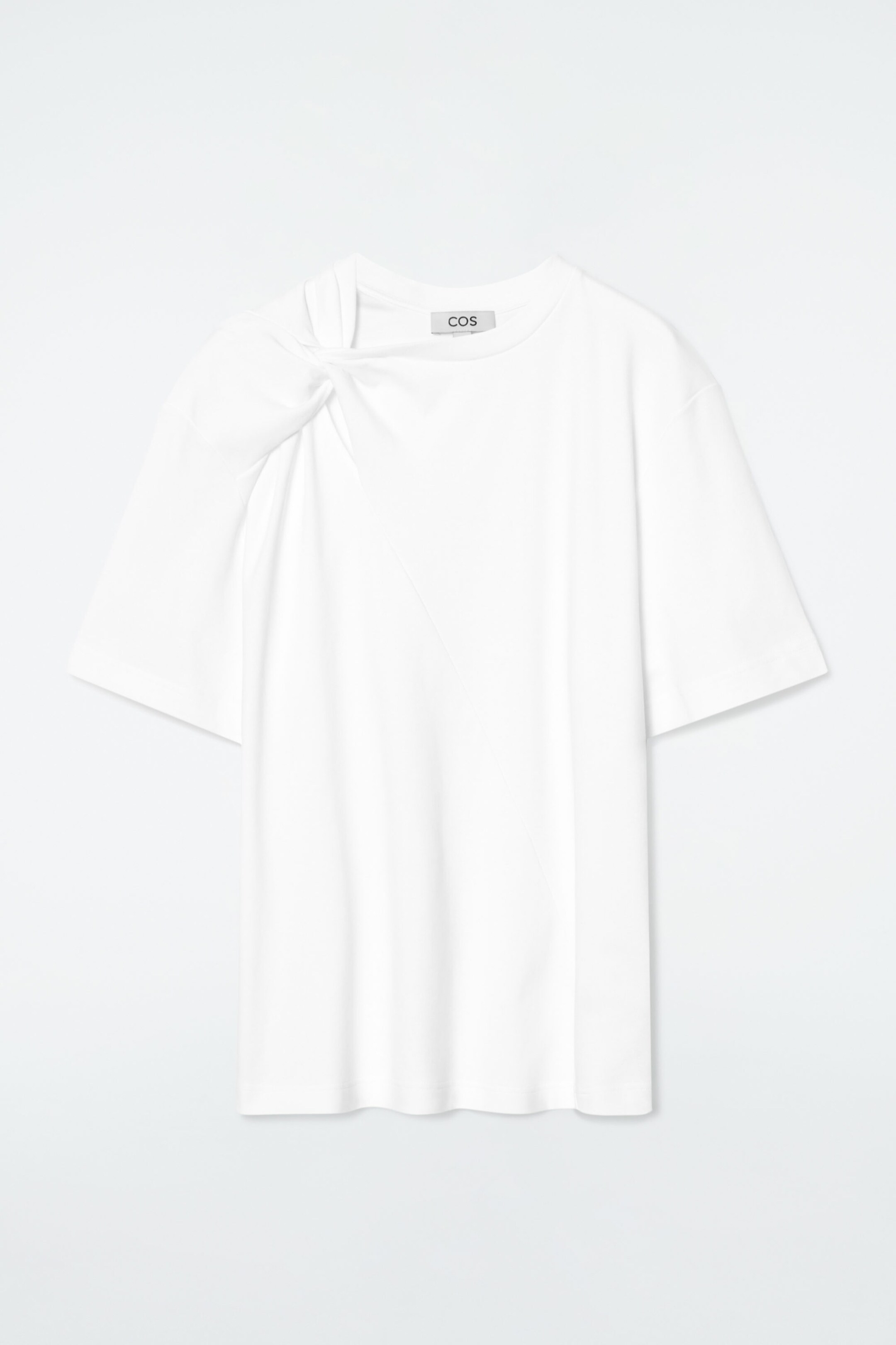 REGULAR TWIST-NECK T-SHIRT