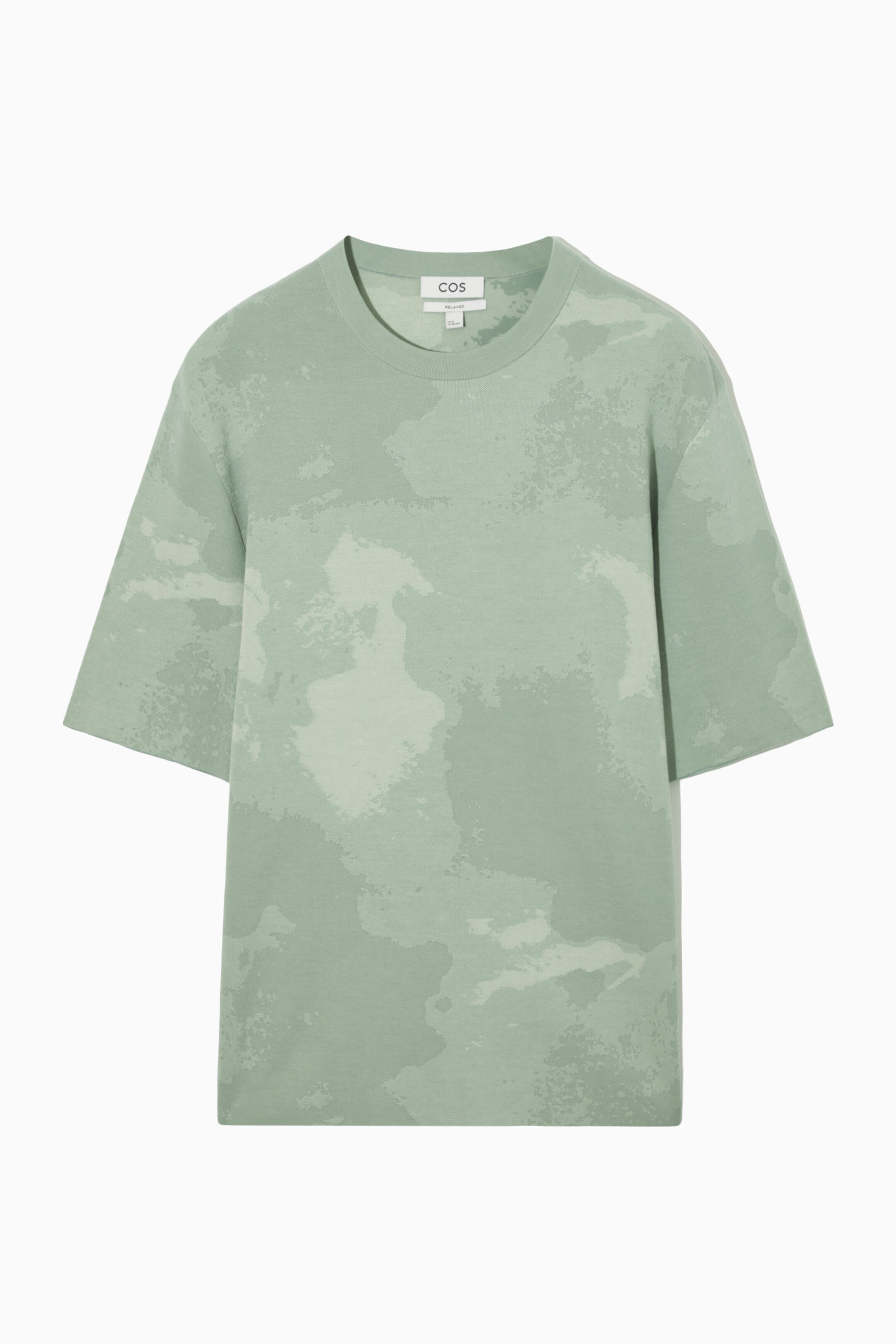 RELAXED-FIT JACQUARD T-SHIRT