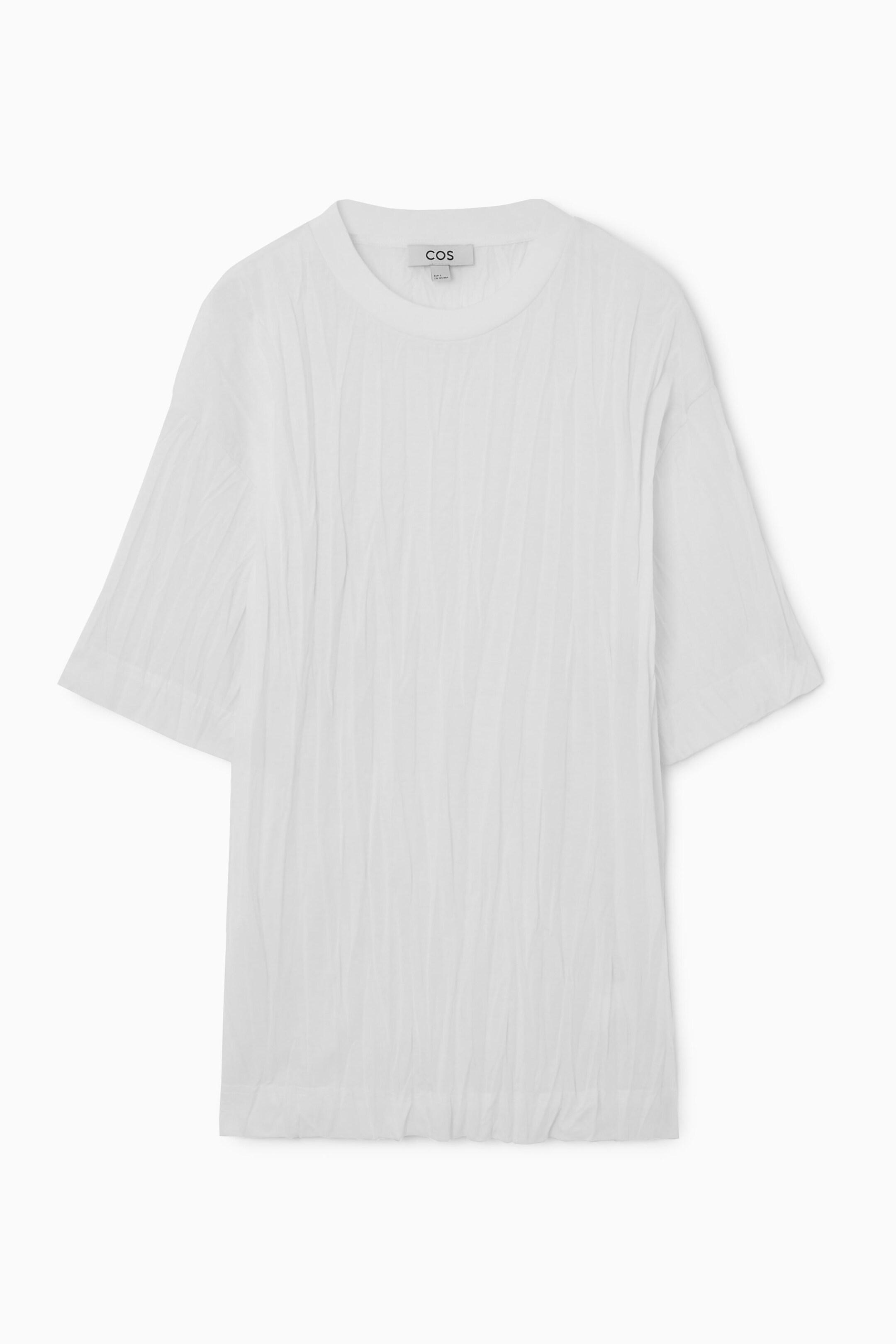 OVERSIZED CRINKLED JERSEY T-SHIRT