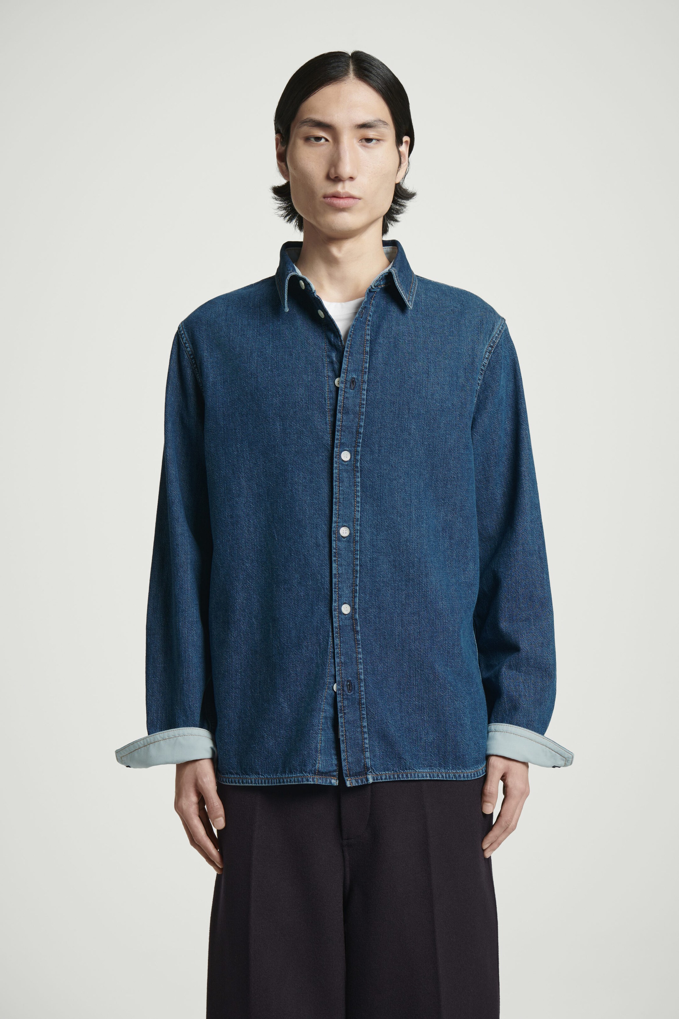 RELAXED DENIM OVERSHIRT