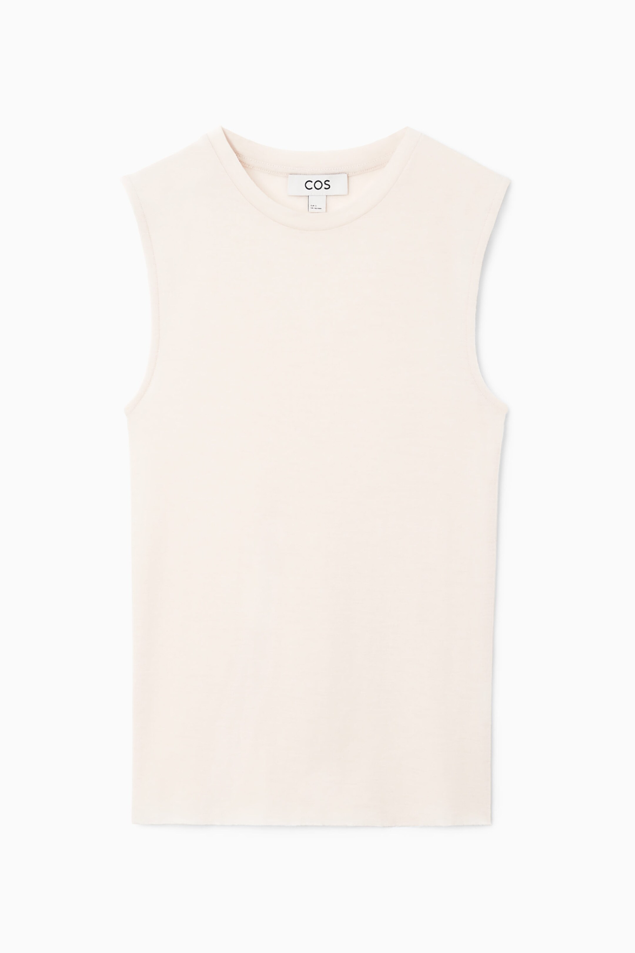 MERINO WOOL KNITTED TANK TOP