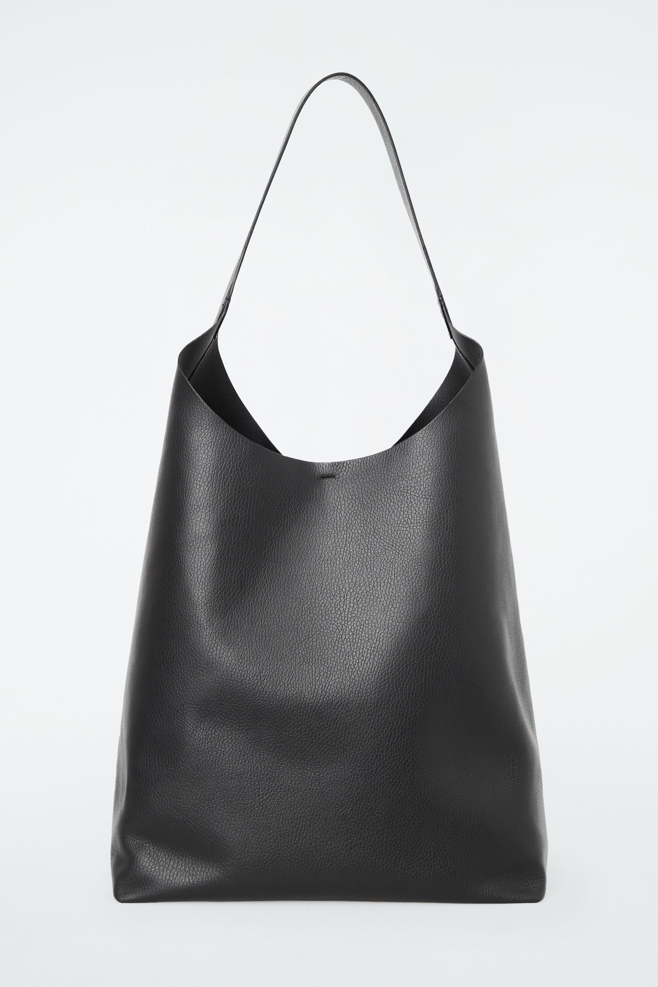 SERIF TOTE BAG - LEDER