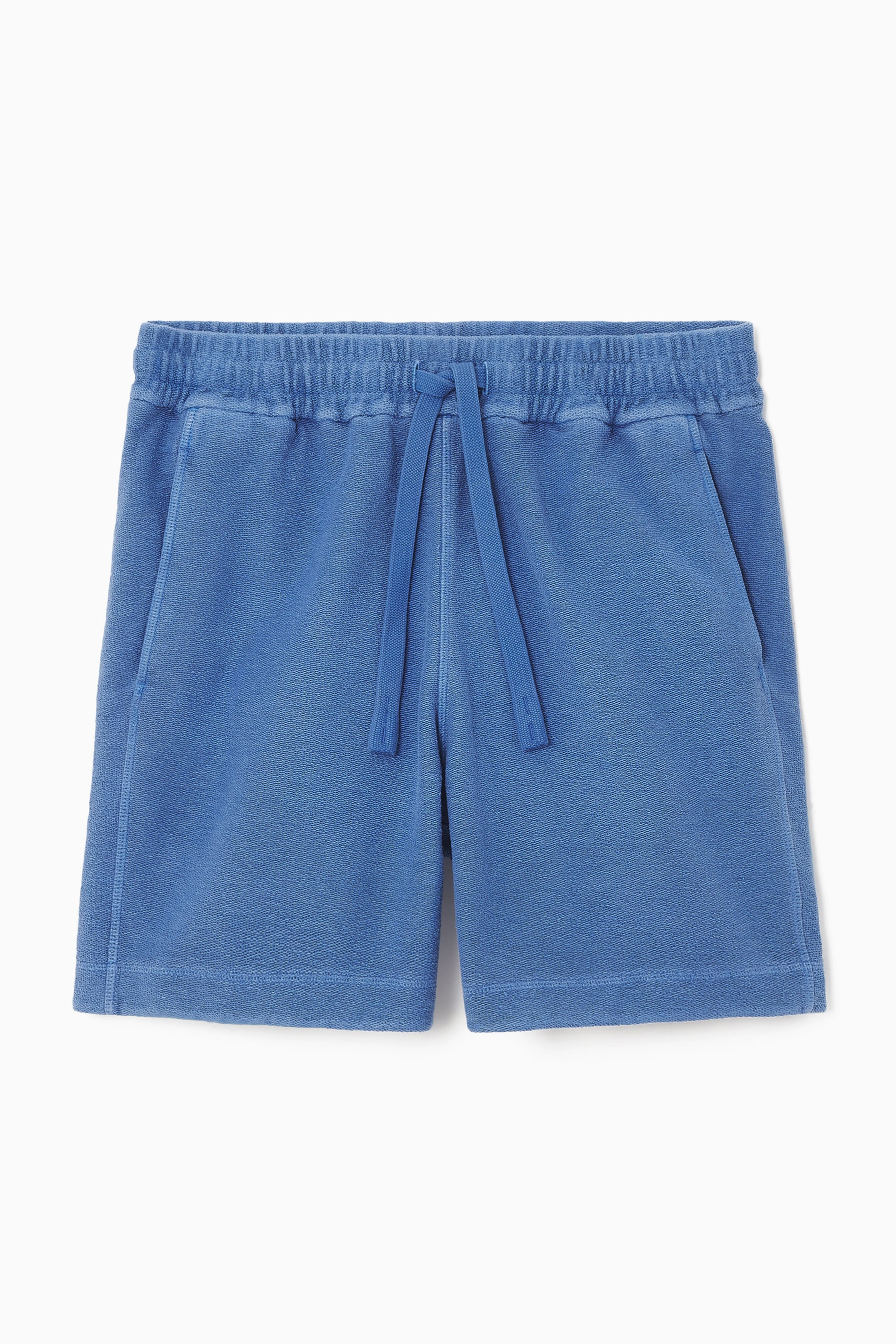 DRAWSTRING TERRY SHORTS