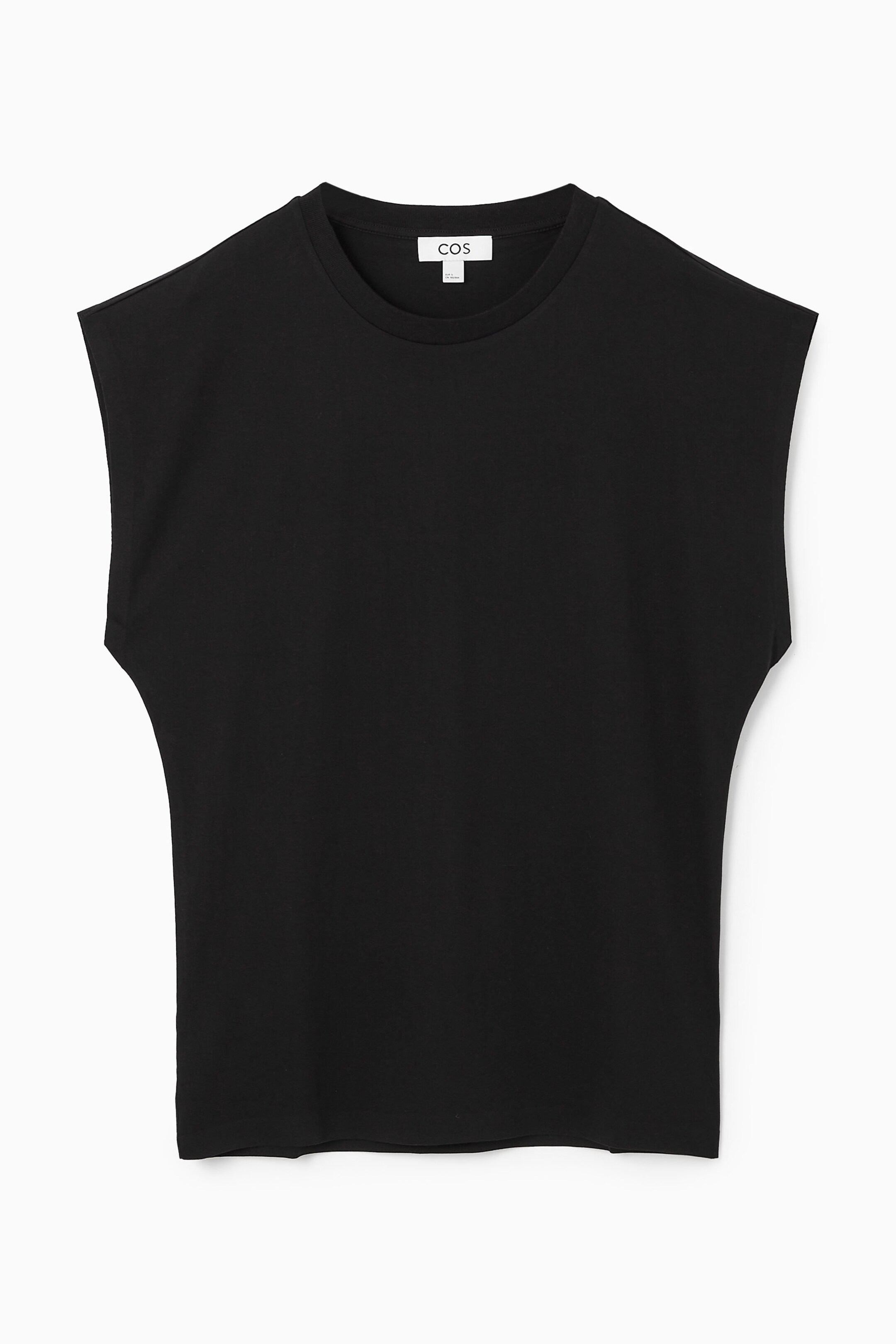 WAISTED CAP-SLEEVE T-SHIRT