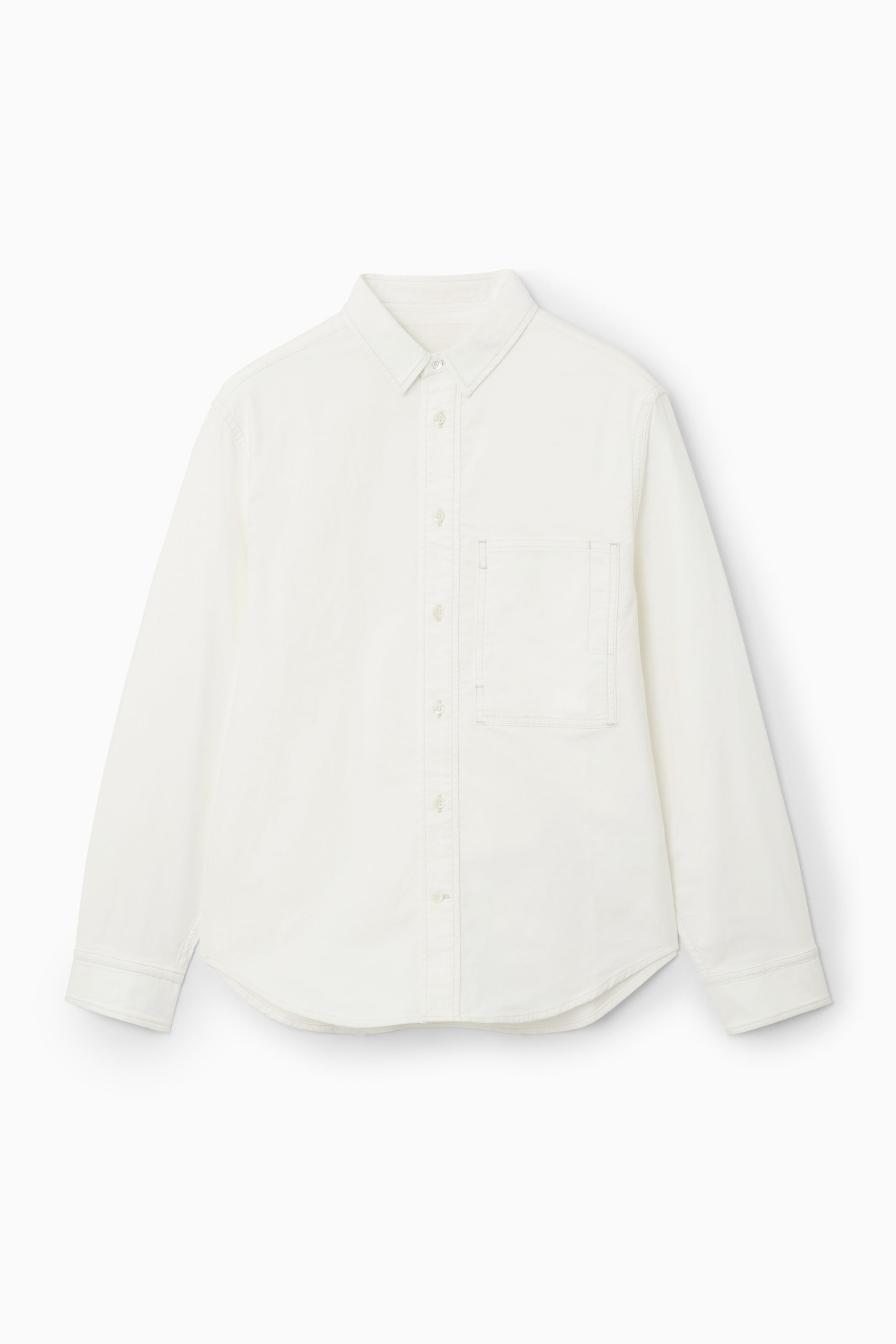 RELAXED COTTON UTILITY OVERSHIRT