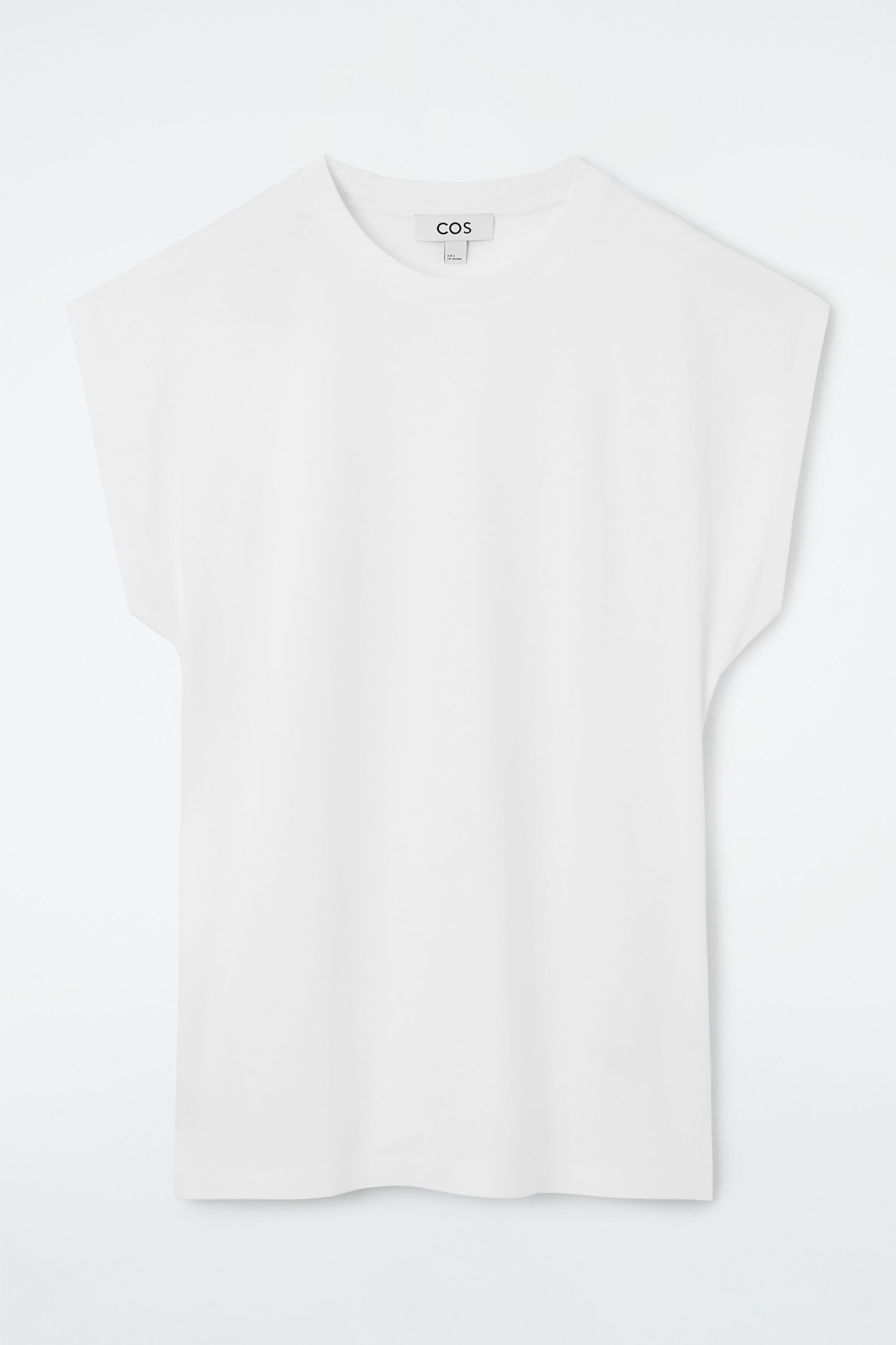 WAISTED CAP-SLEEVE T-SHIRT