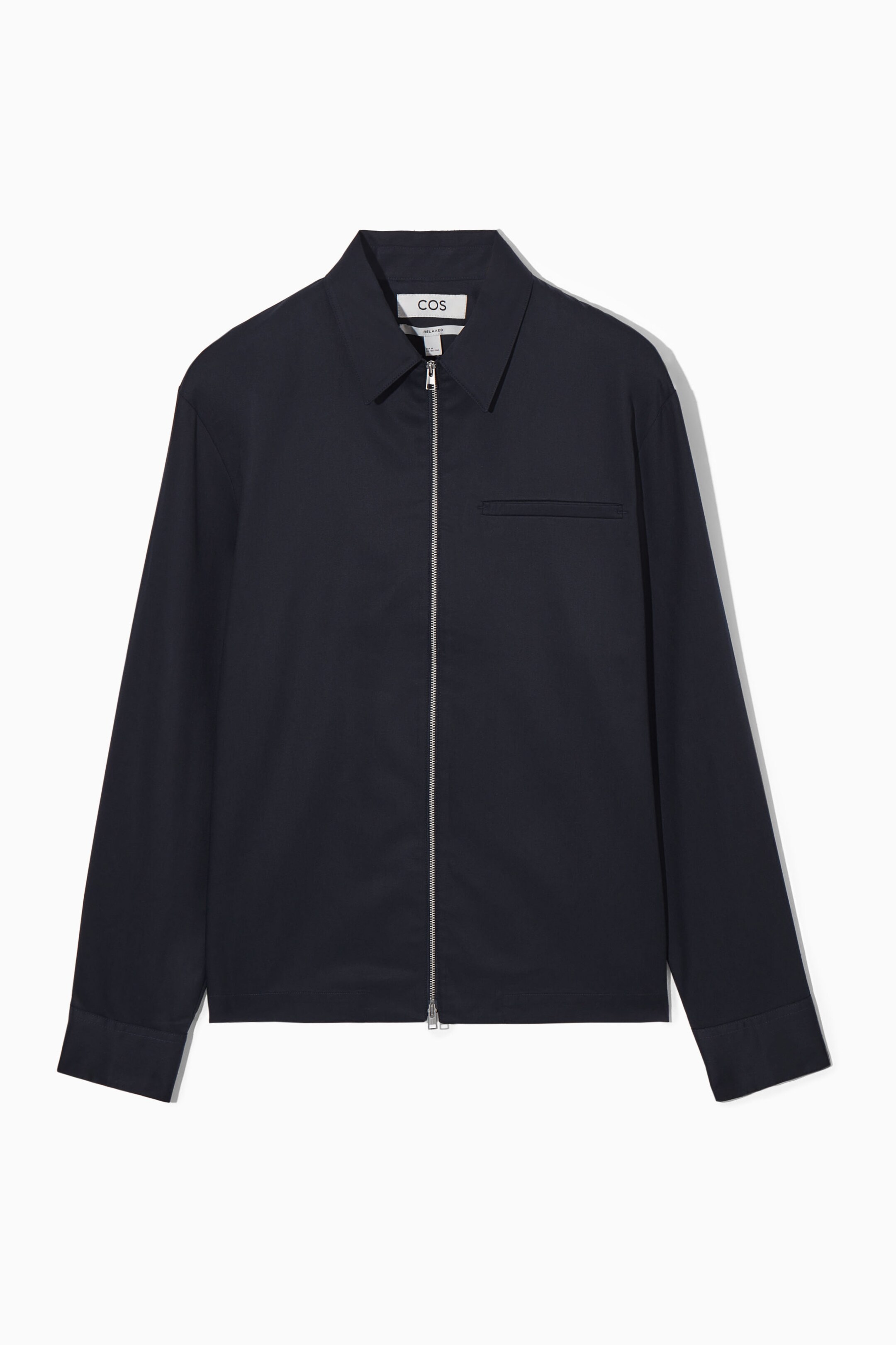 TWILL ZIP-UP SHIRT