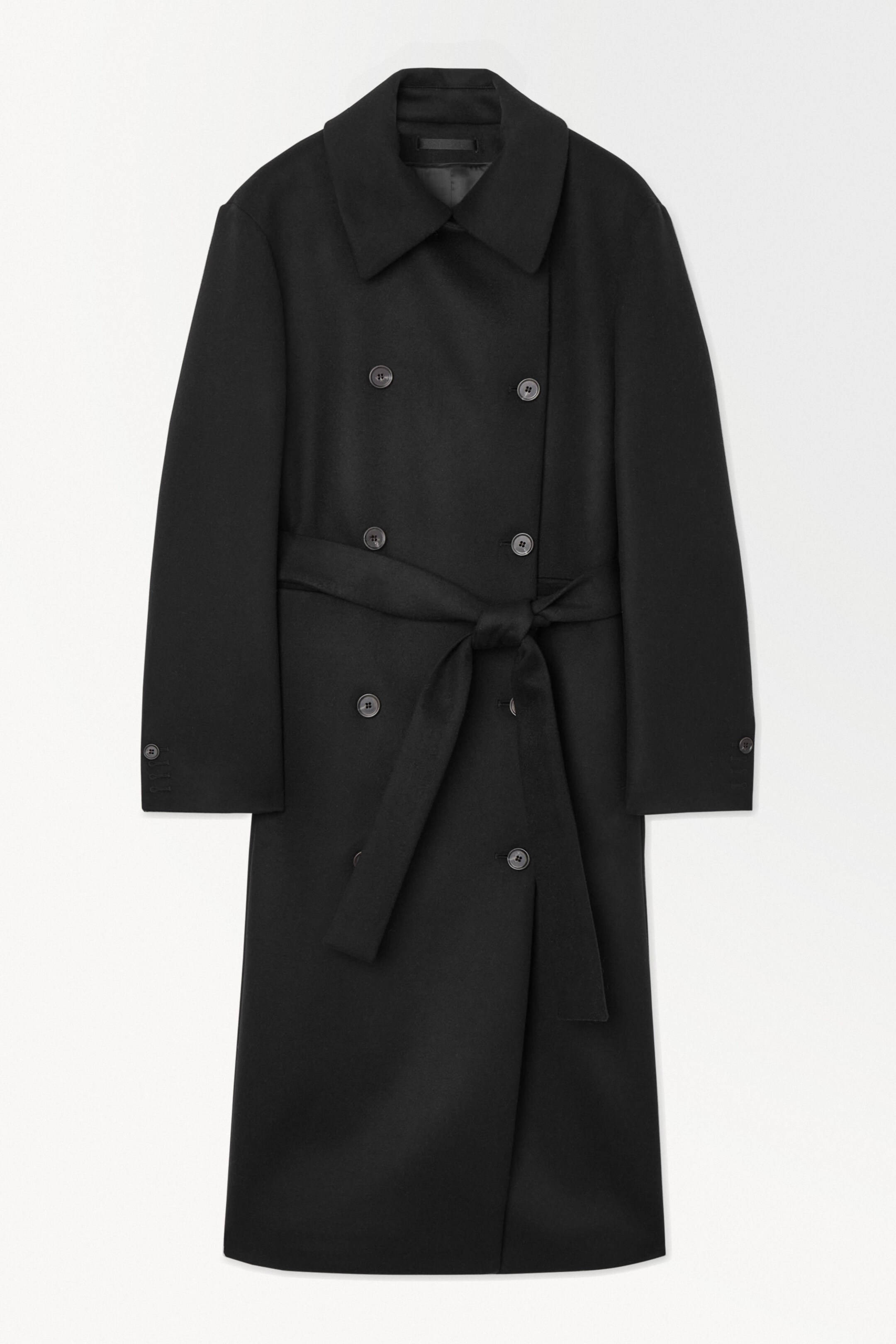 THE RECYCLED-CASHMERE TRENCH COAT