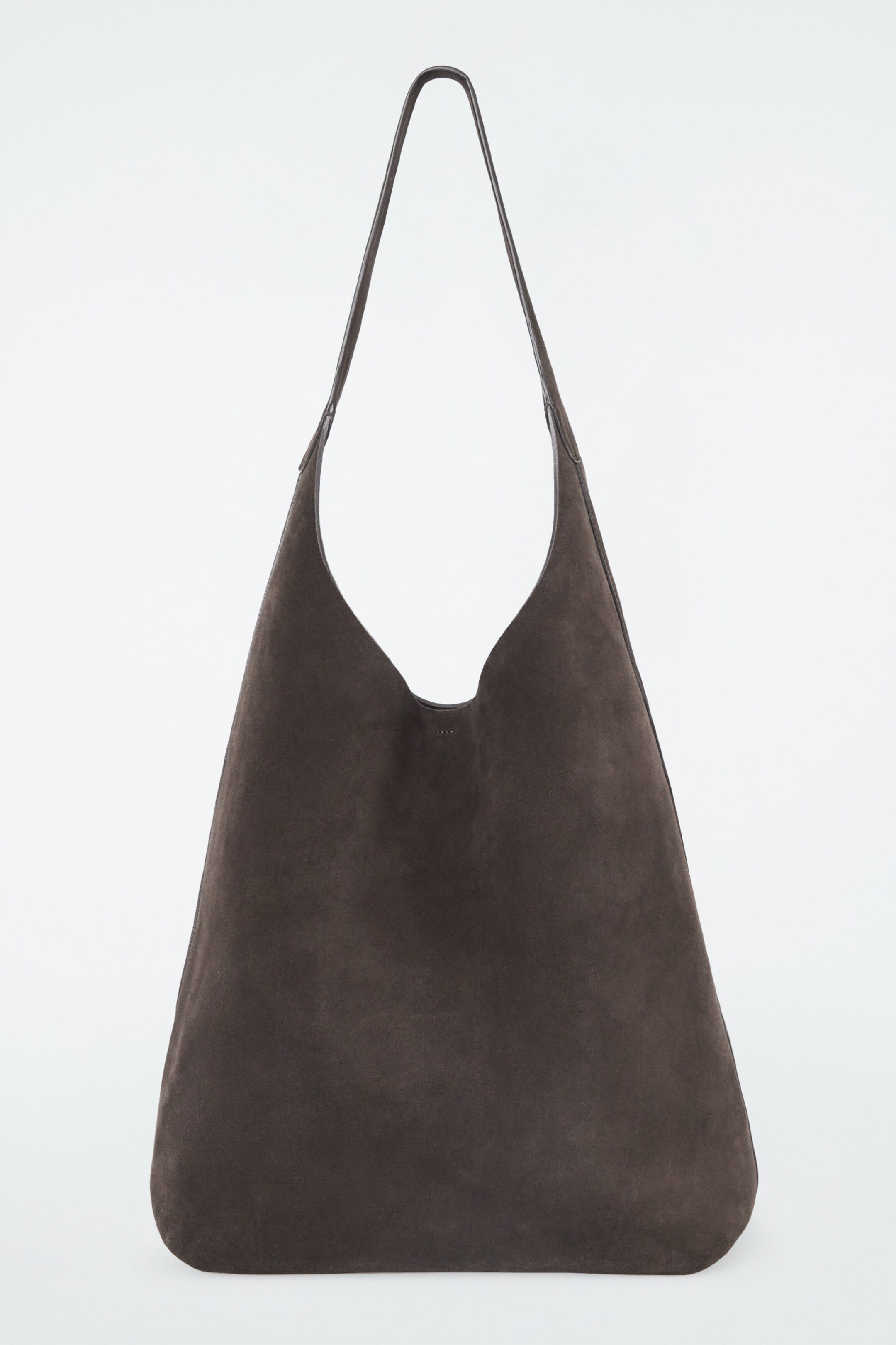 SERIF TOTE BAG - SUEDE