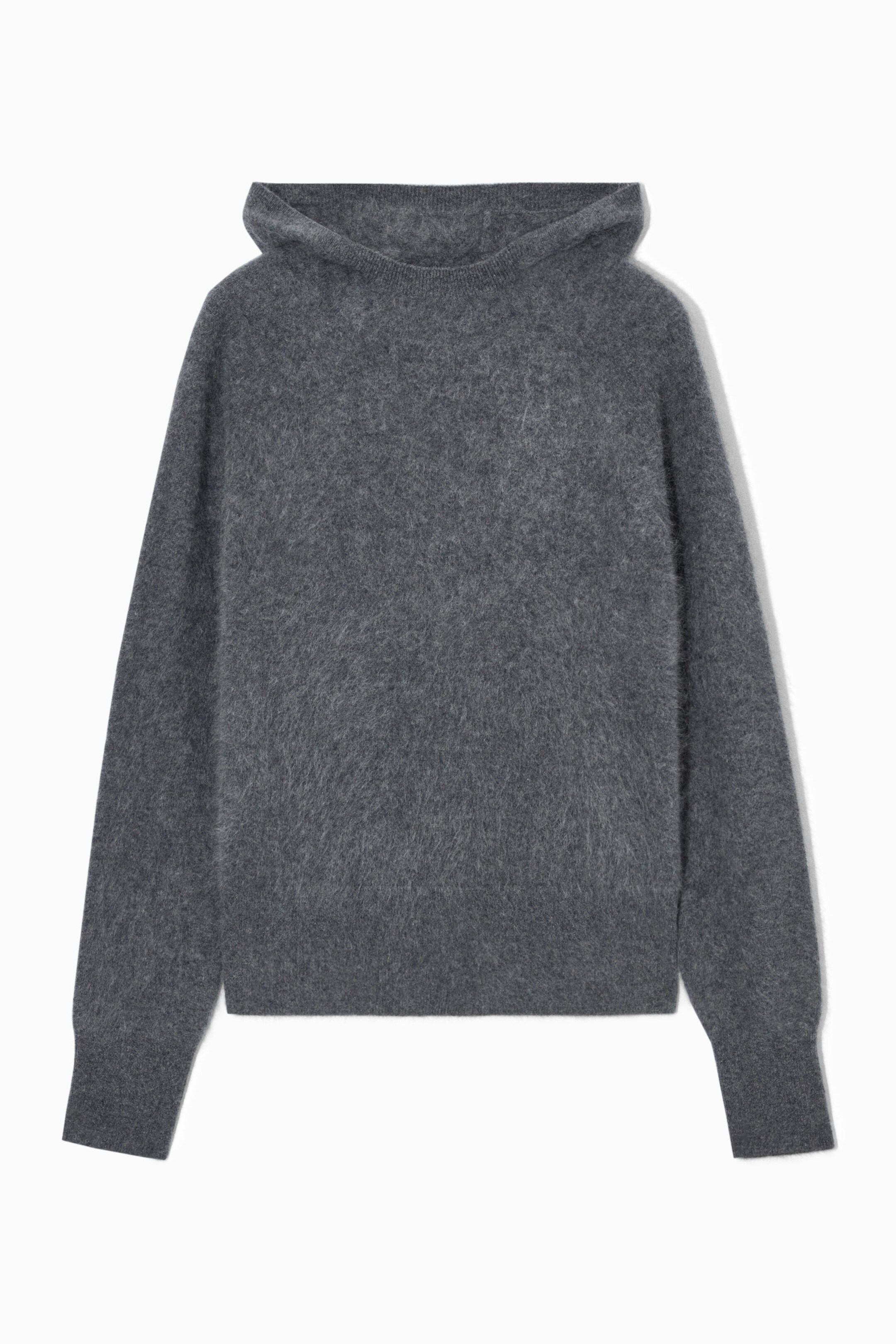 PURE BRUSHED-CASHMERE HOODIE