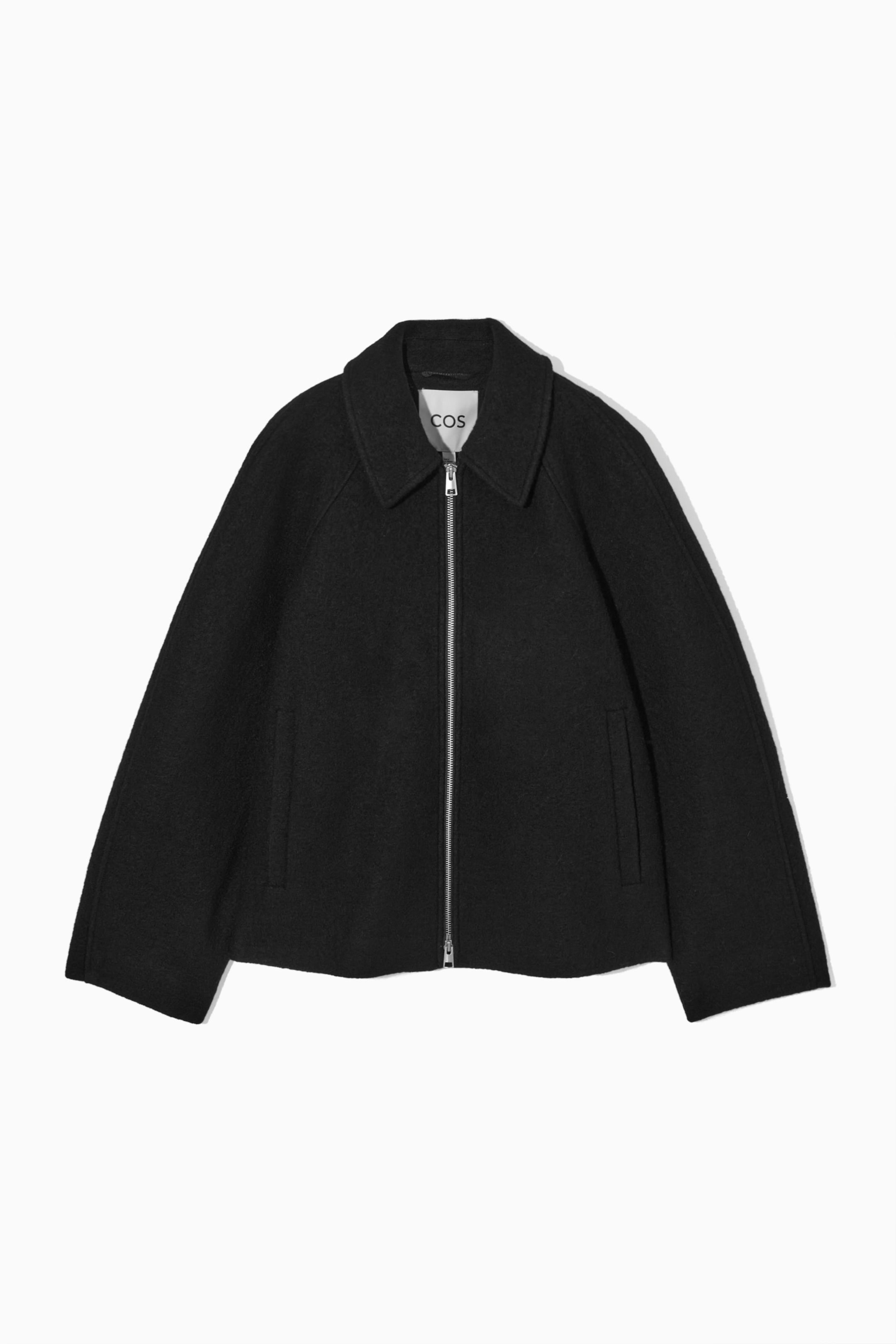 OVERSIZED BOILED-WOOL JACKET