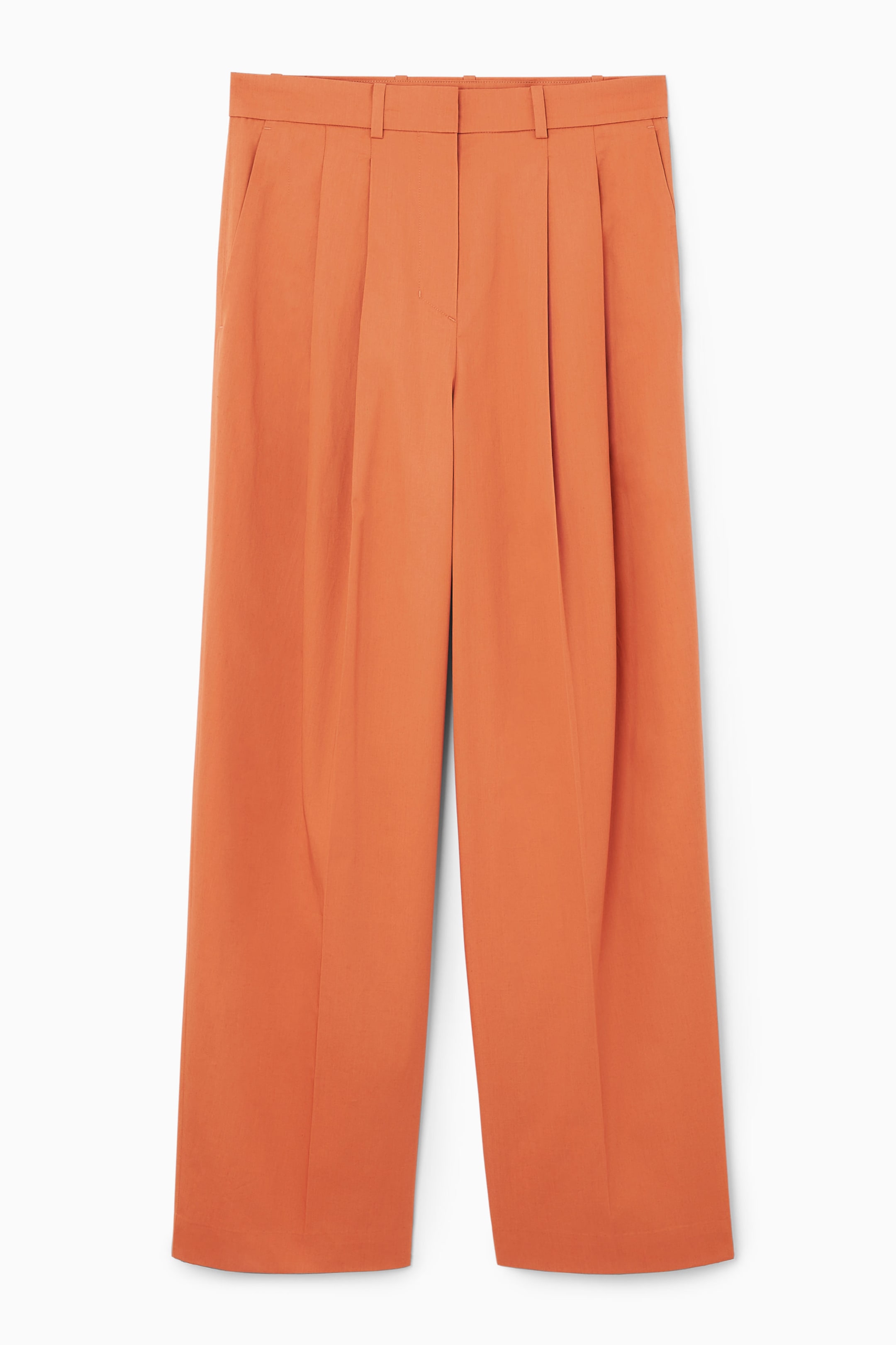 RELAXED TAILORED WIDE-LEG PANTS