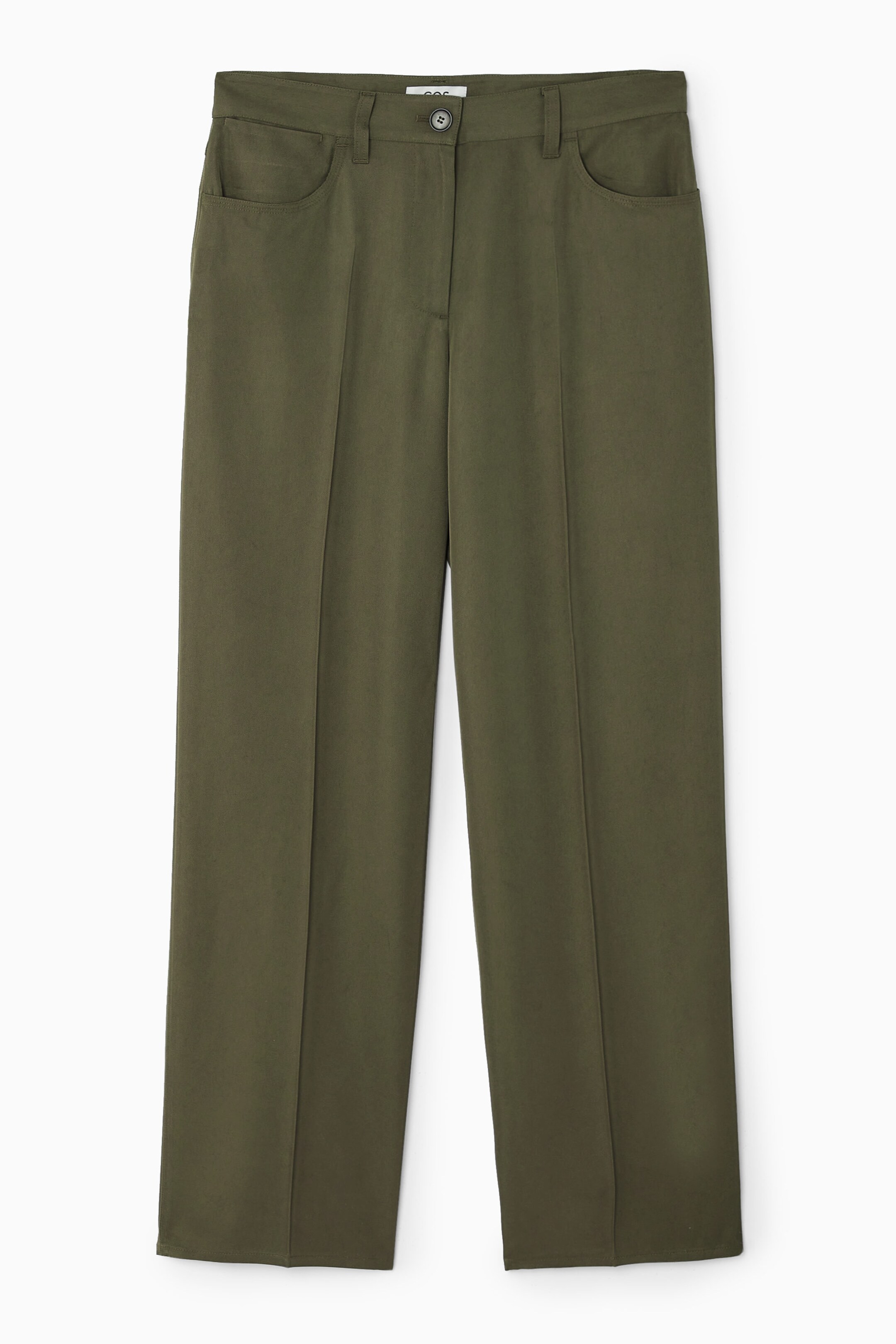 REGULAR FLUID STRAIGHT-LEG TROUSERS