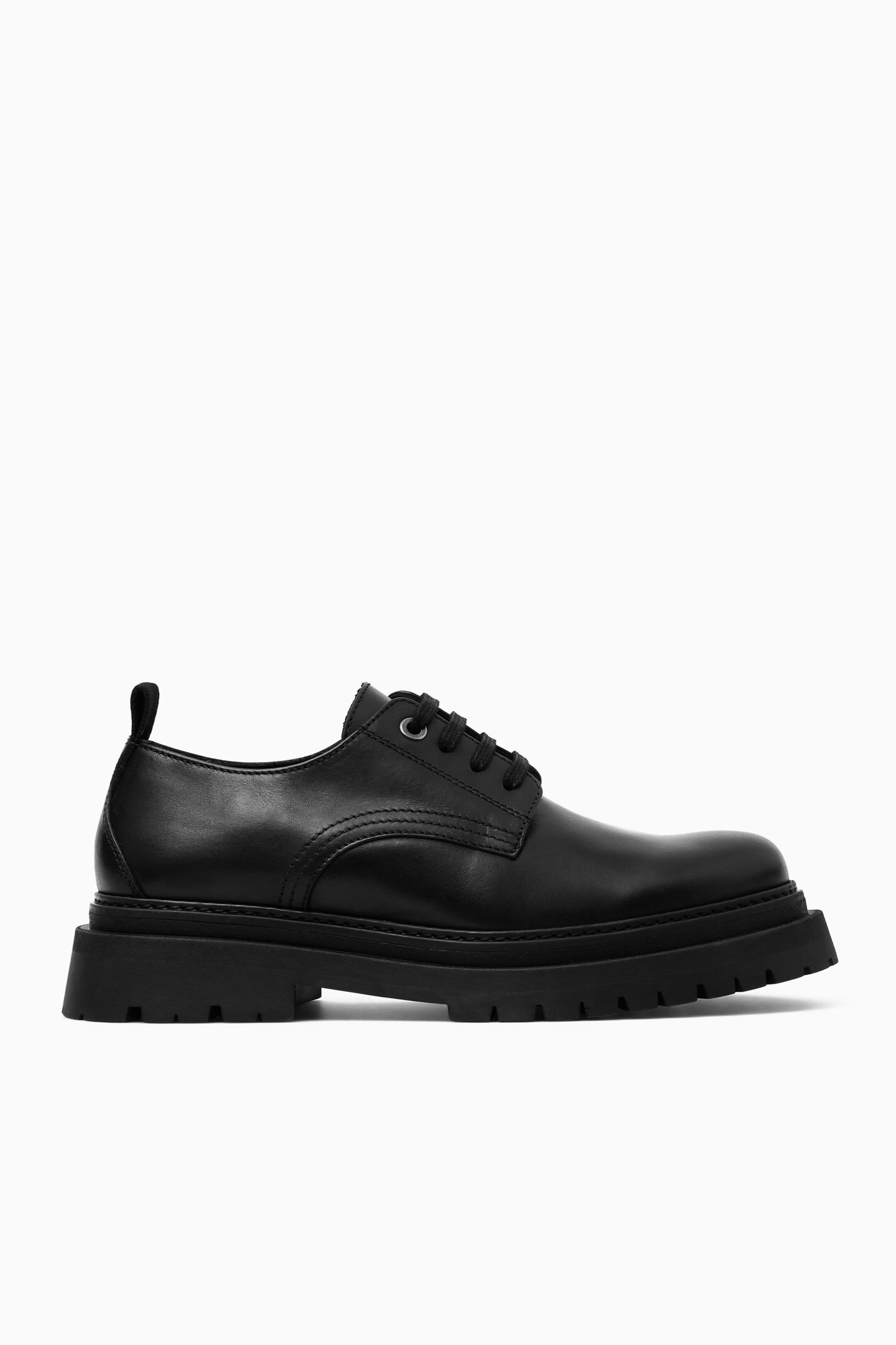 CHUNKY LEATHER DERBY SHOES