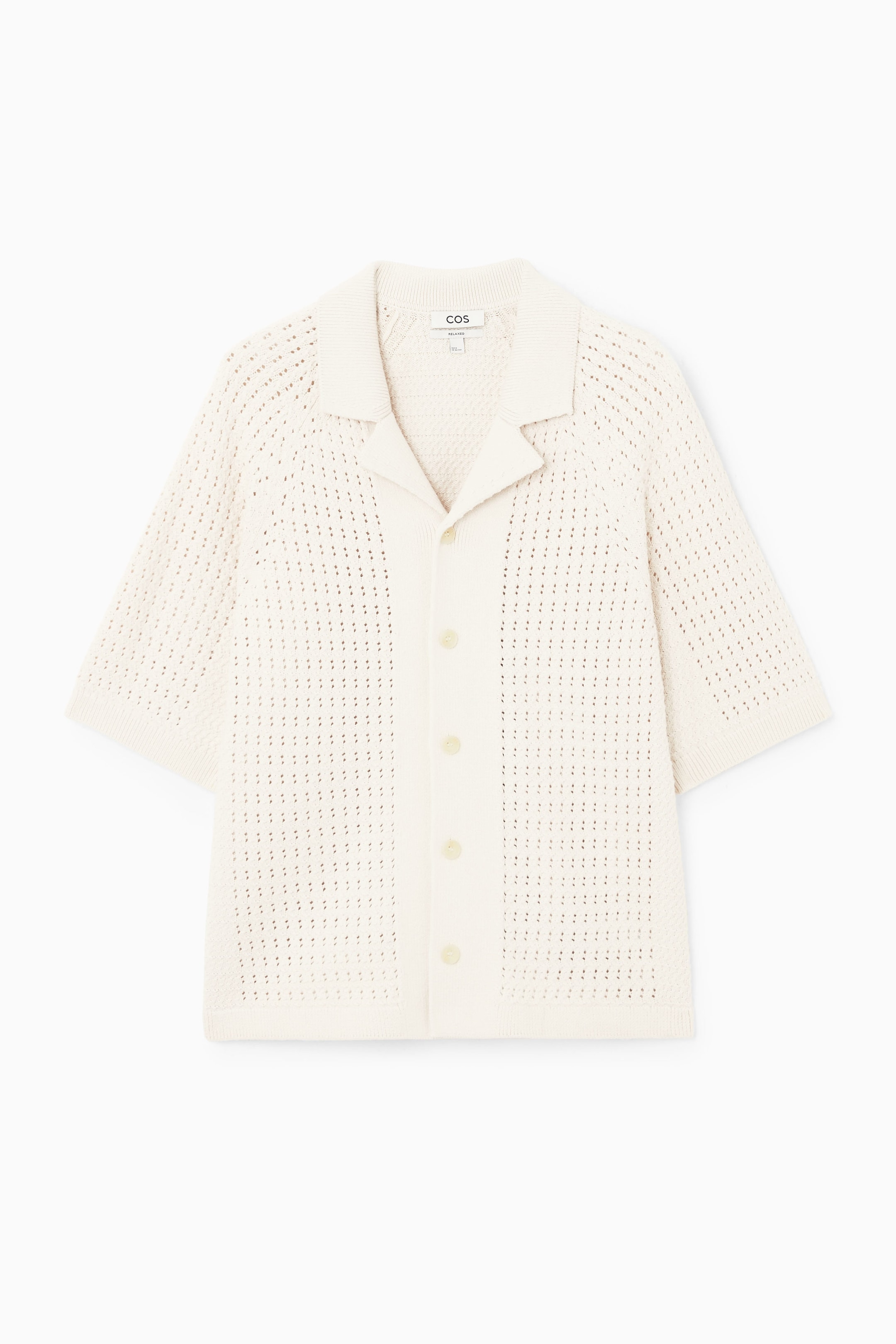 CHEMISE DÉCONTRACTÉE EN COTON AJOURÉ