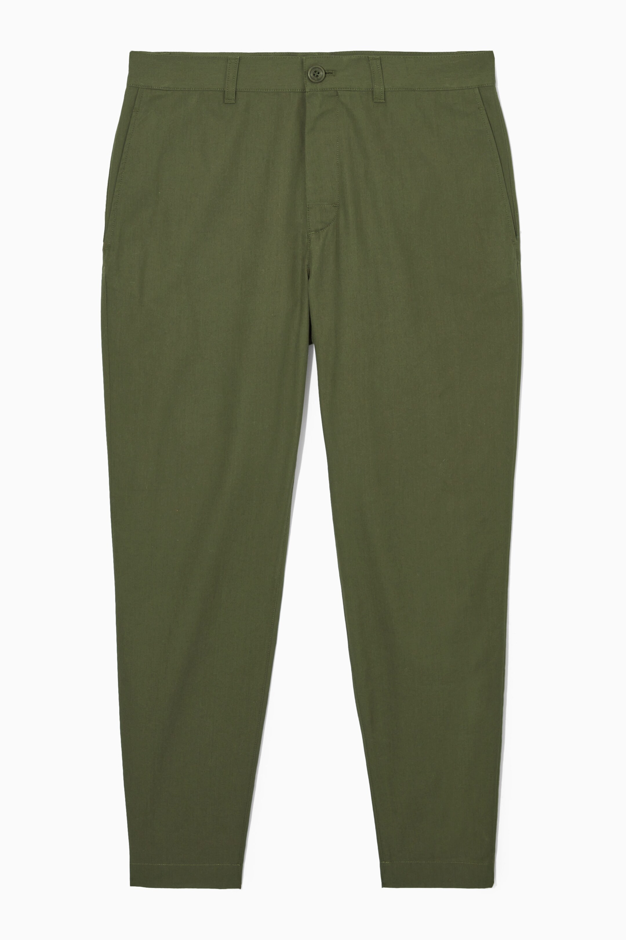 STRAIGHT-LEG TWILL CHINOS