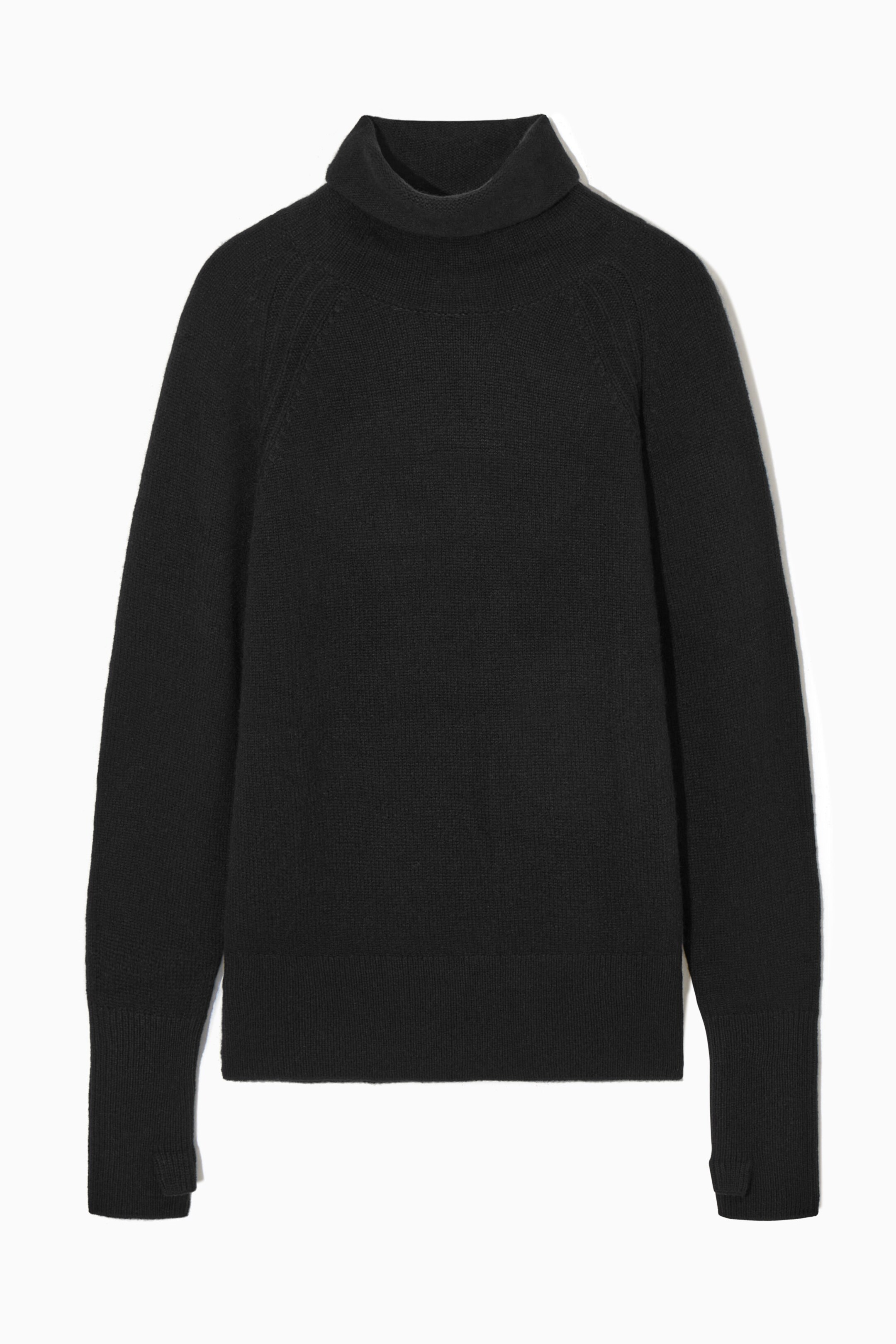 PURE CASHMERE TURTLENECK JUMPER