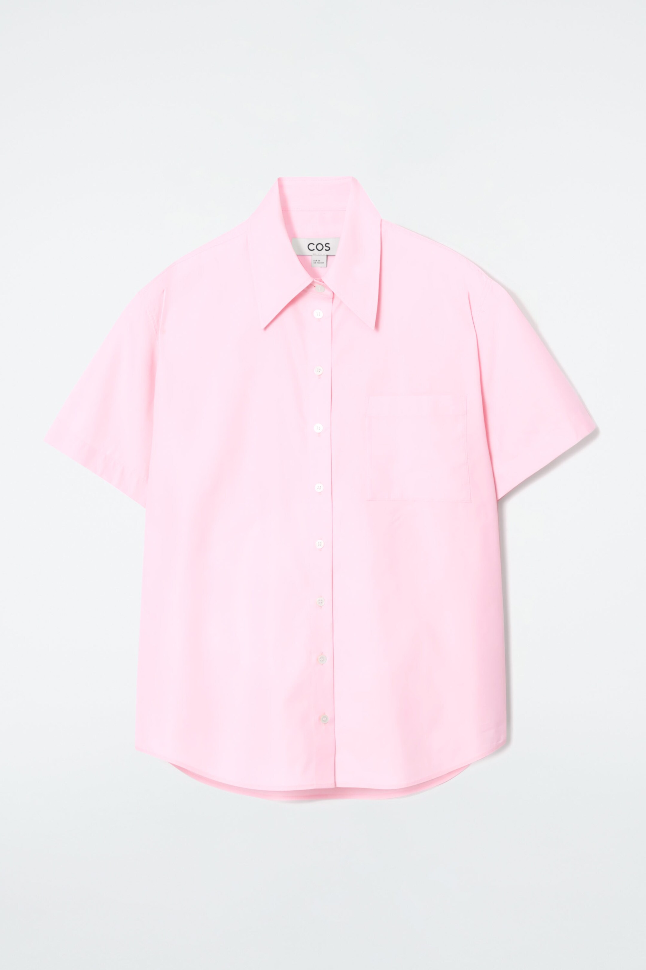 BOXY SHORT-SLEEVED COTTON SHIRT