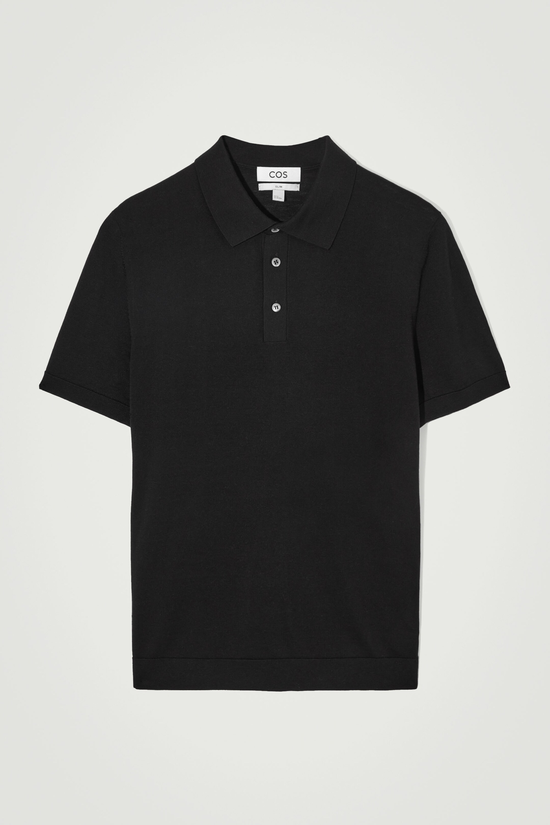 KNITTED SILK POLO SHIRT