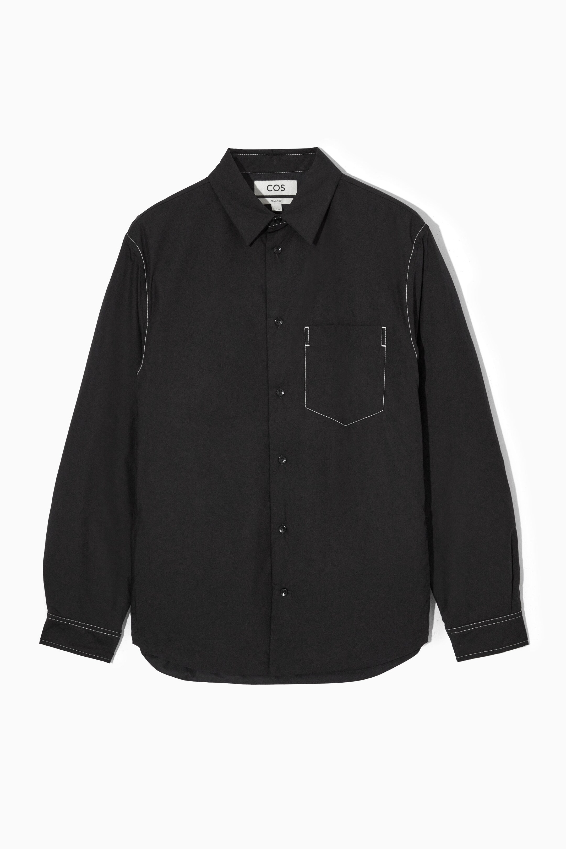 Outlet COS Jacquard Button Down Thick Overshirt